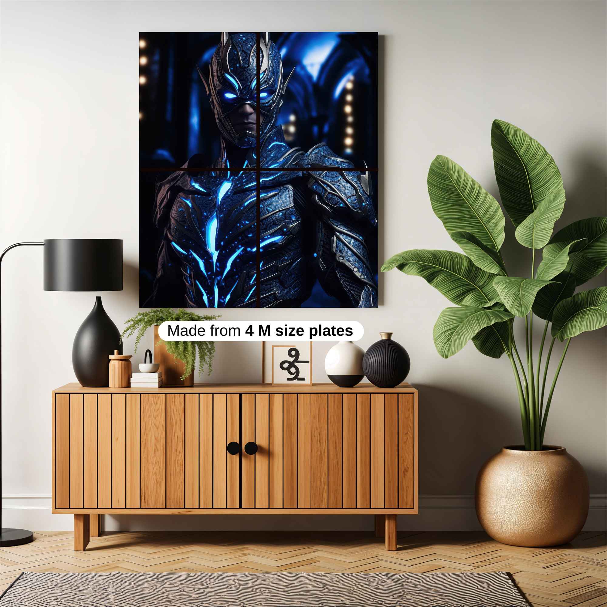 Black Lightning Safe Wall Magnetic / M