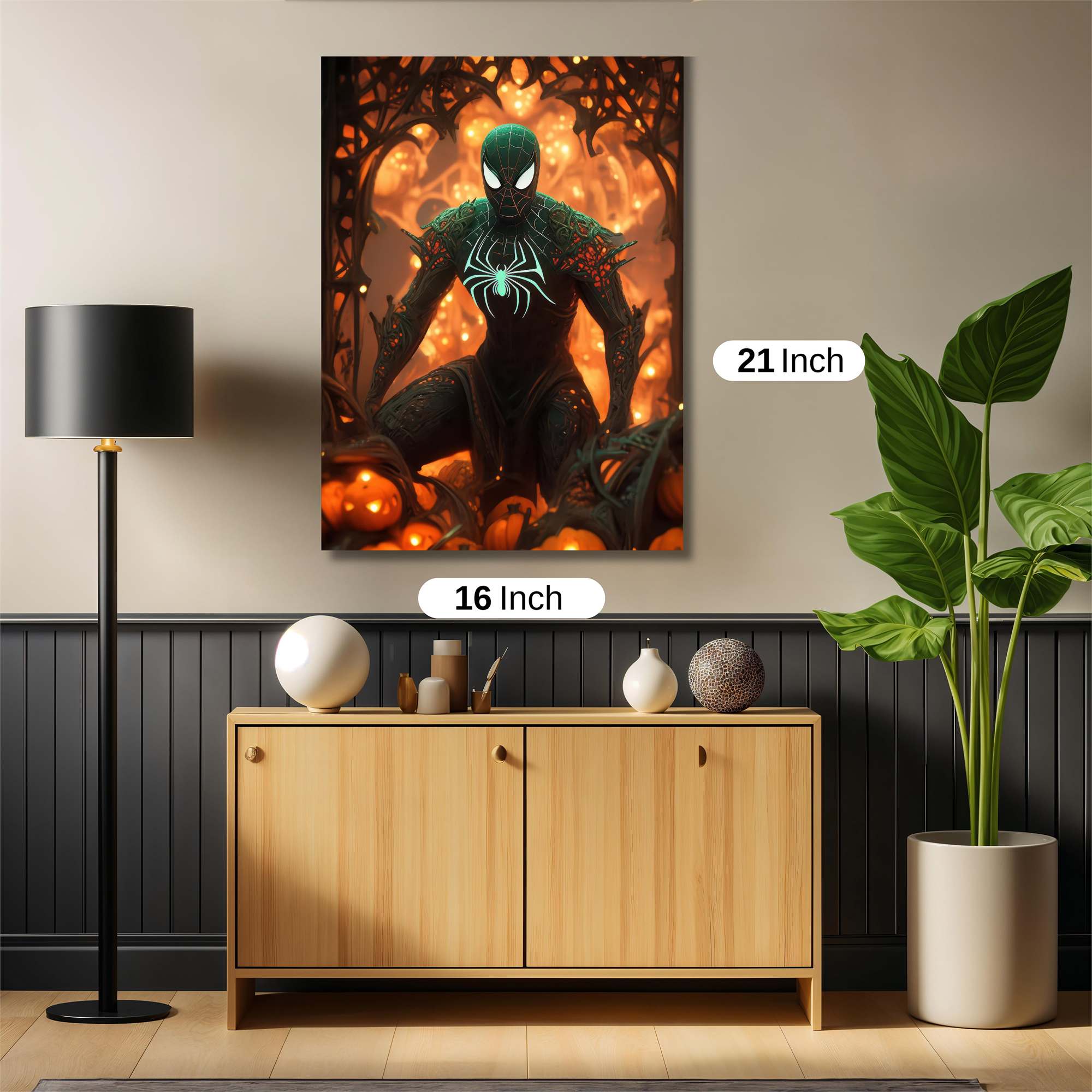 Spider Haunt Safe Wall Magnetic / M