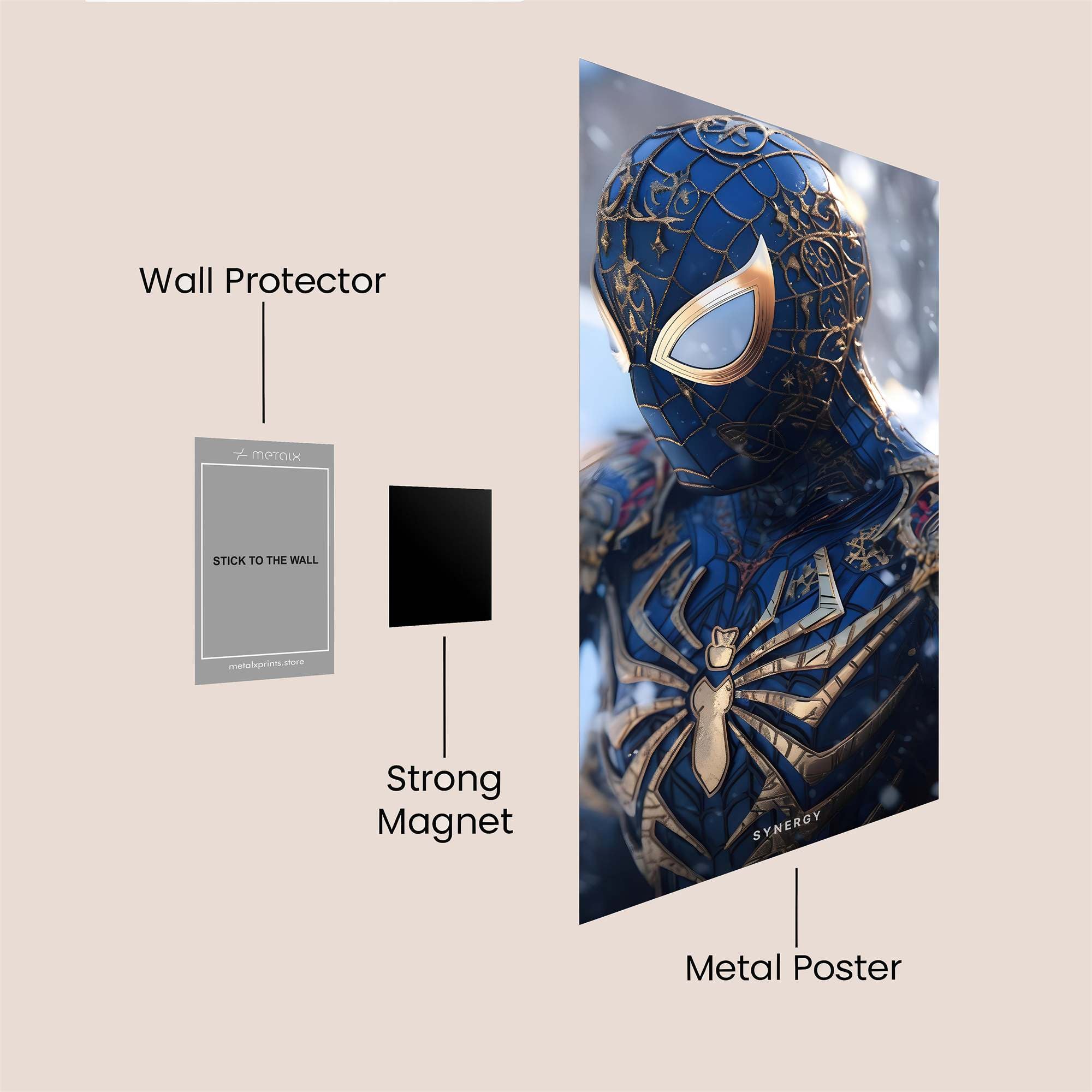 Spider Elegance Safe Wall Magnetic / M