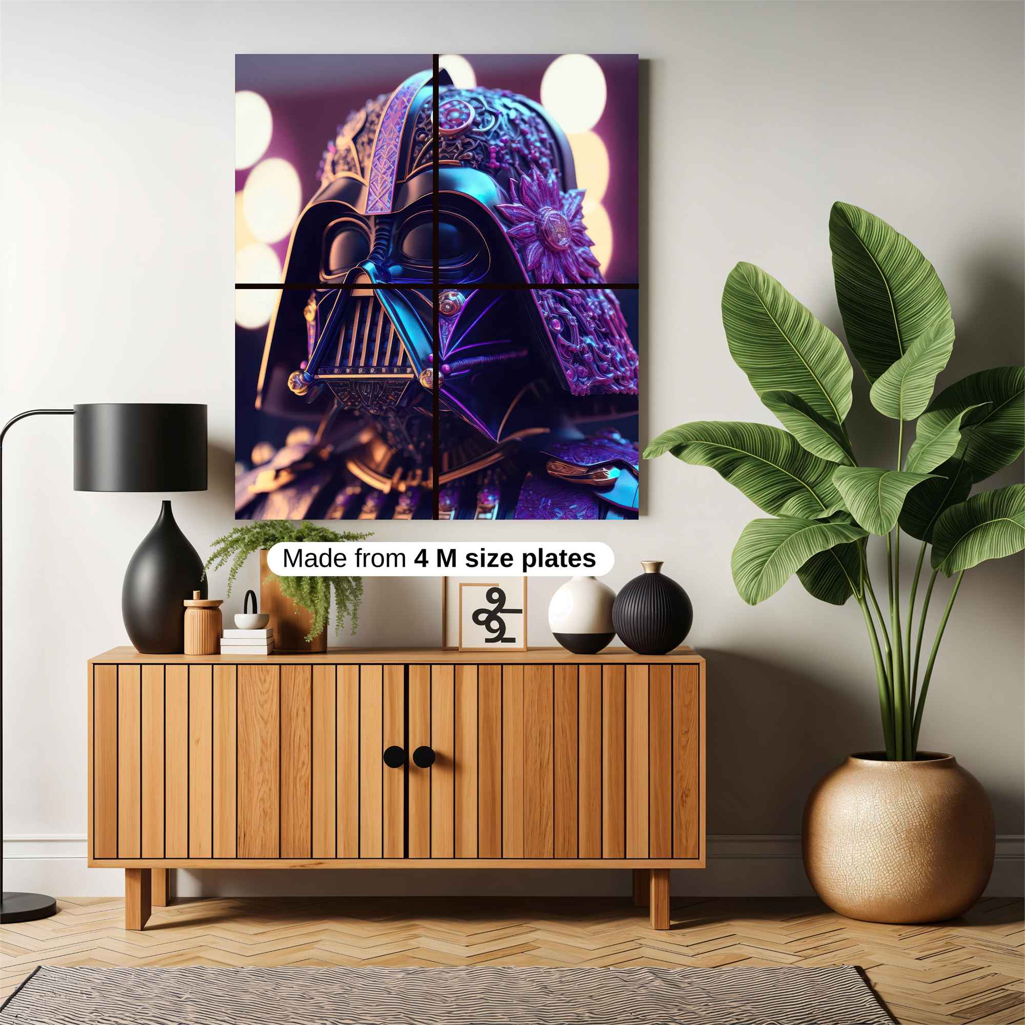 Vader Floral Safe Wall Magnetic / M