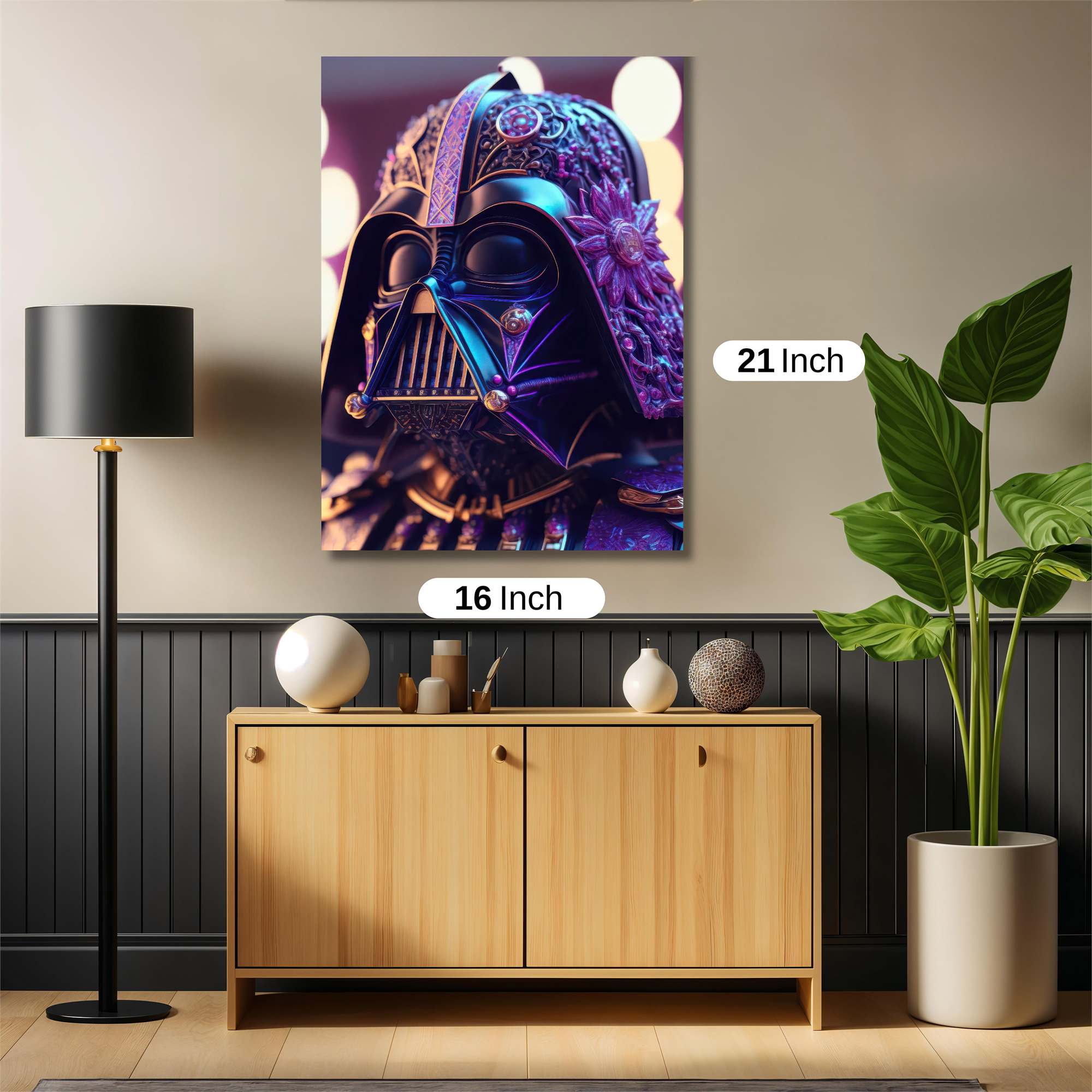 Vader Floral Safe Wall Magnetic / M