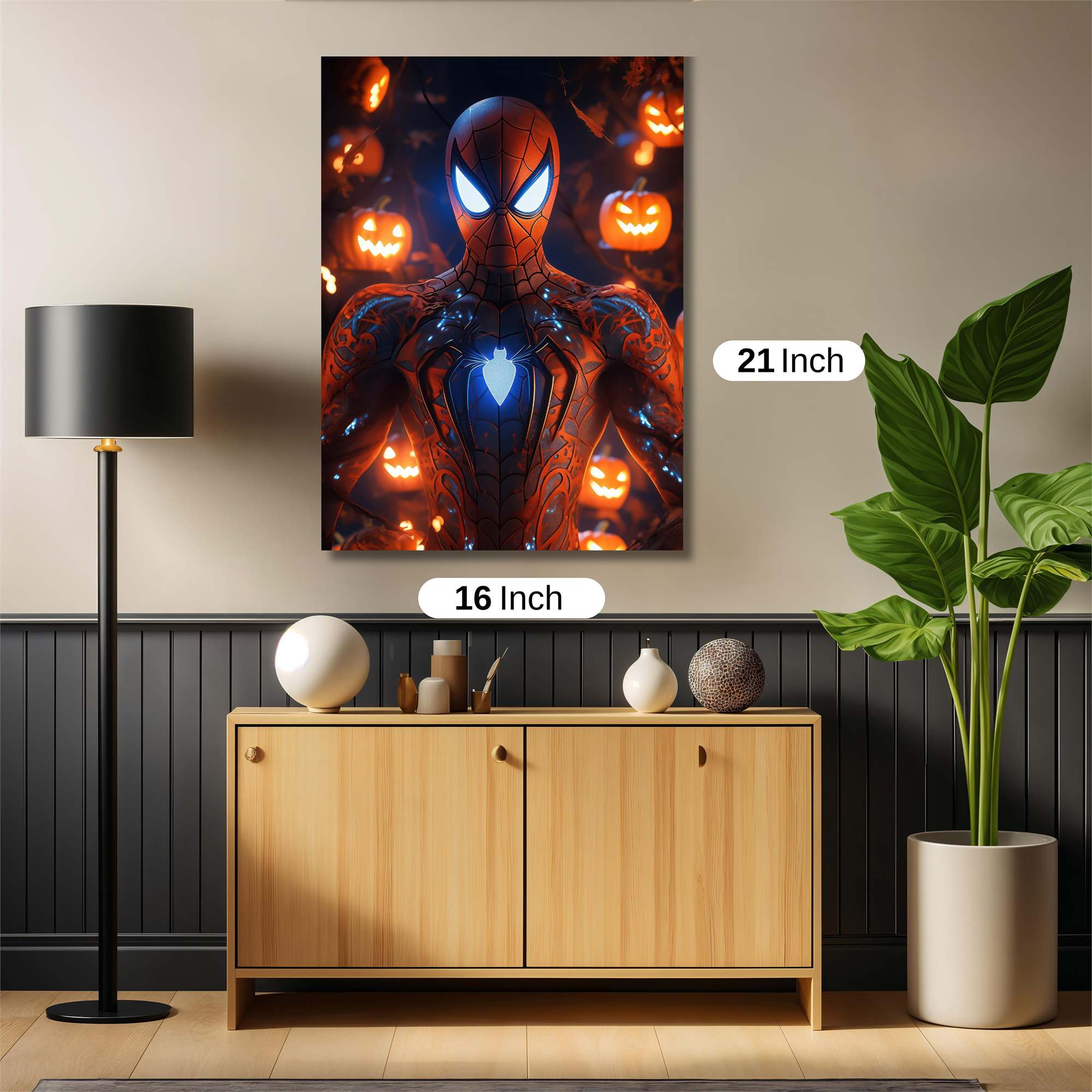Spider-Halloween Safe Wall Magnetic / M