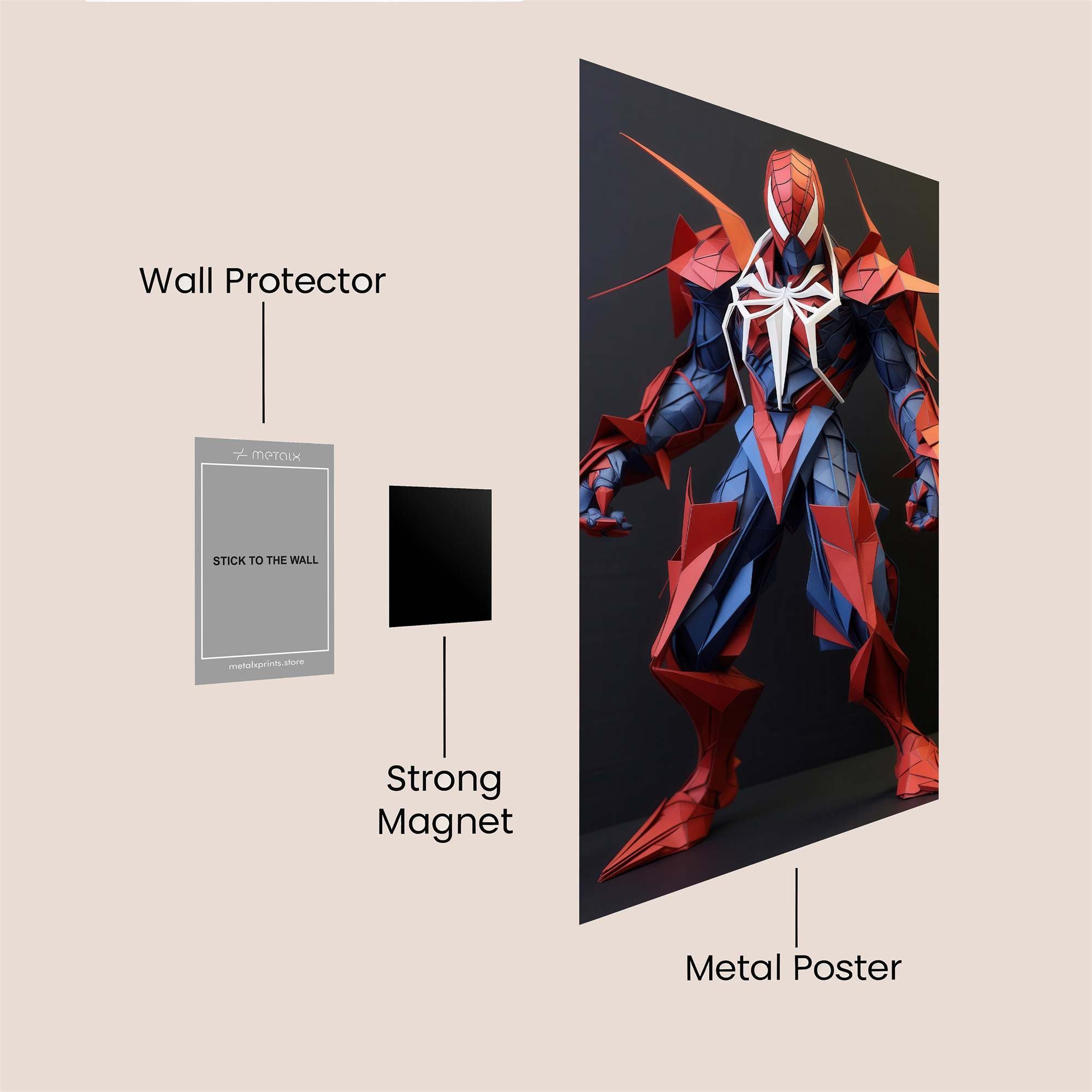 Spider Fierce Safe Wall Magnetic / M