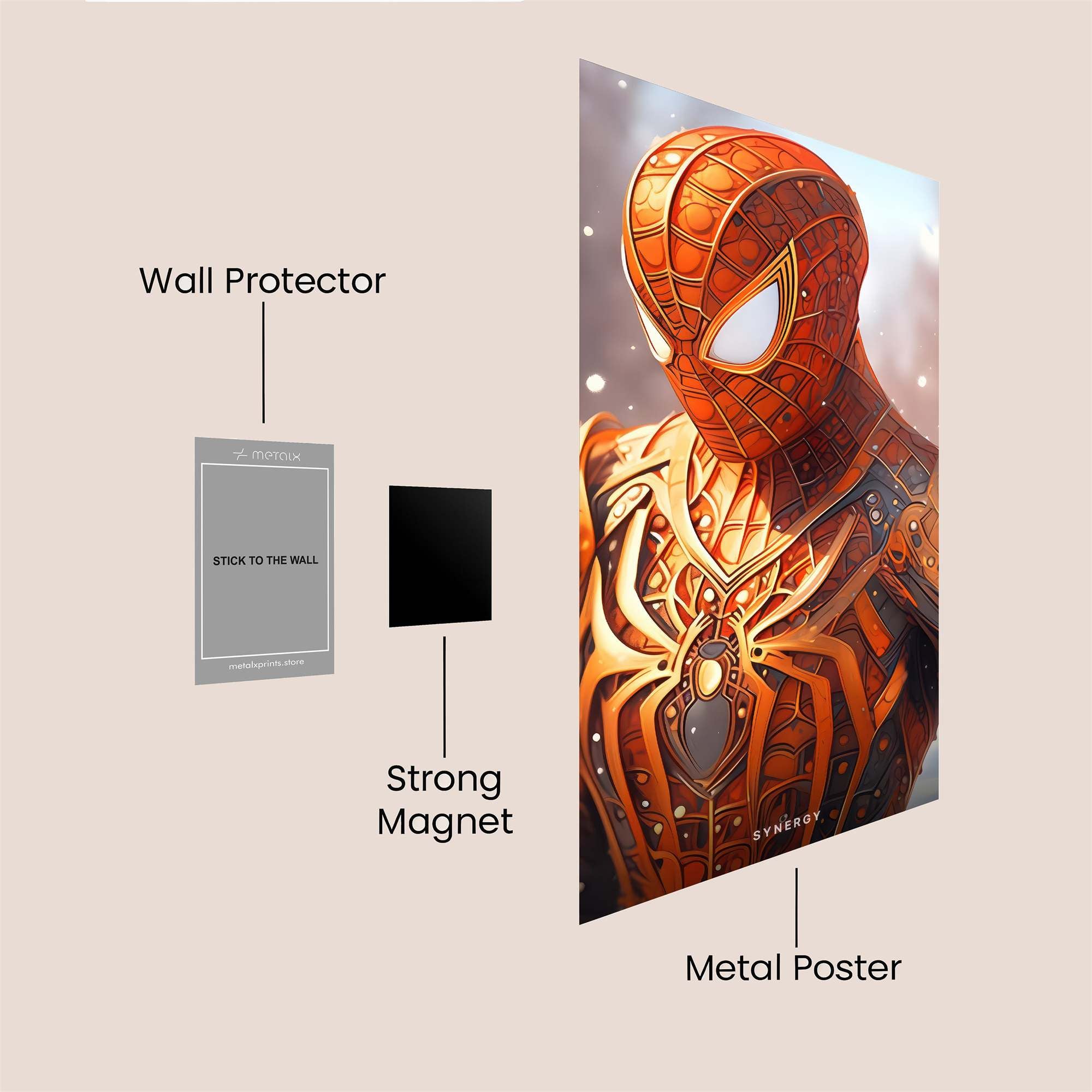 Golden Majesty Safe Wall Magnetic / M