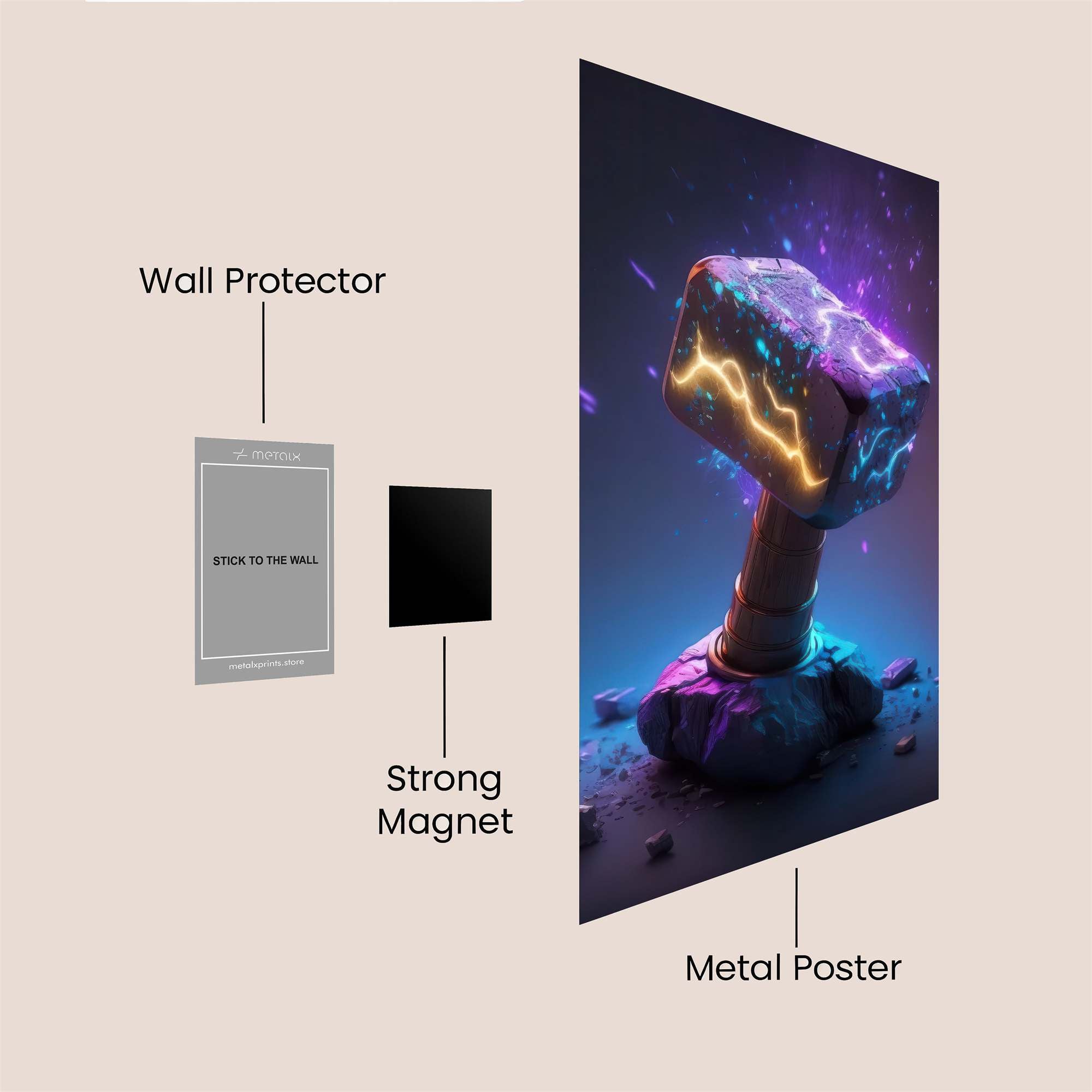 Mjolnir Enigma Safe Wall Magnetic / M