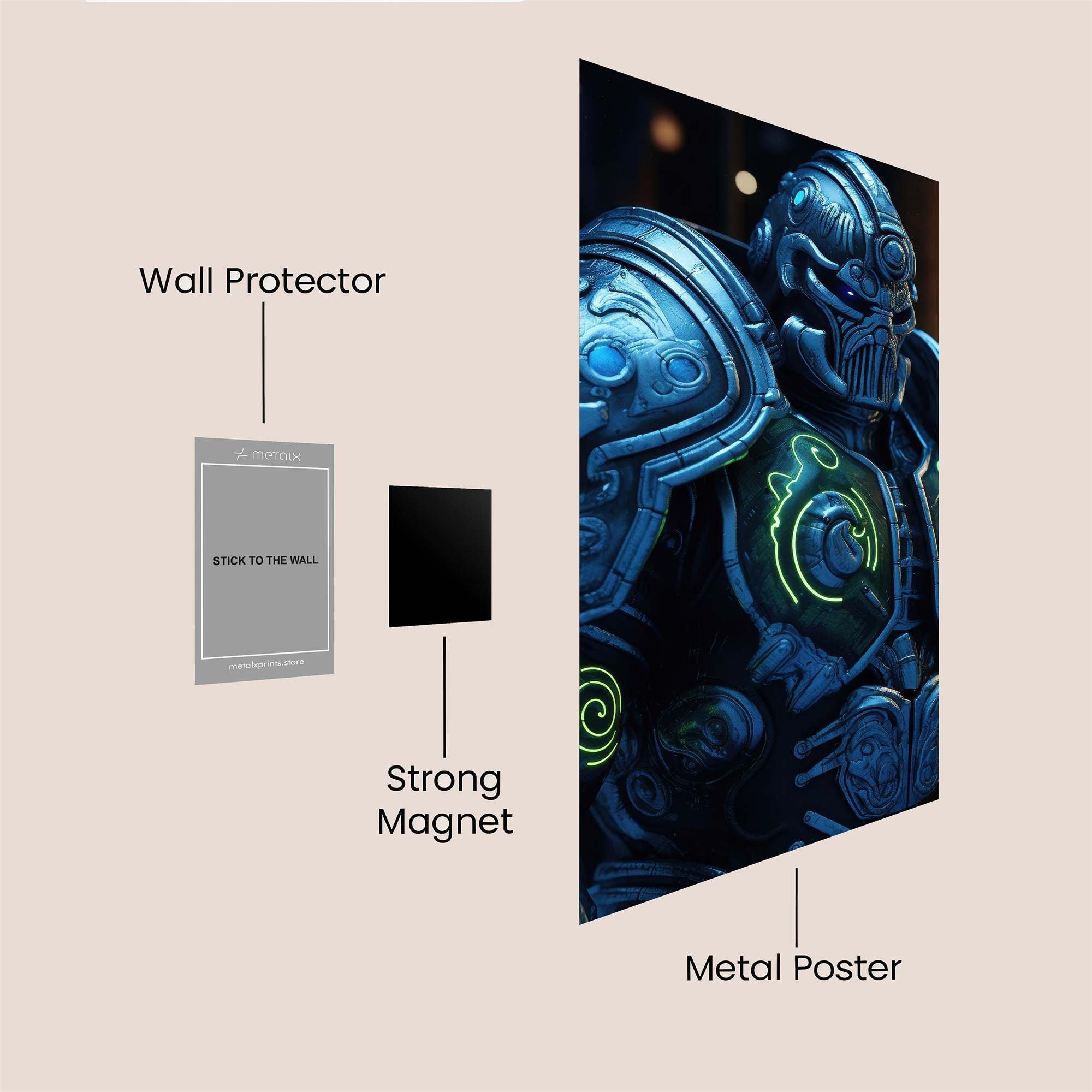 Nemesis Serene Safe Wall Magnetic / M