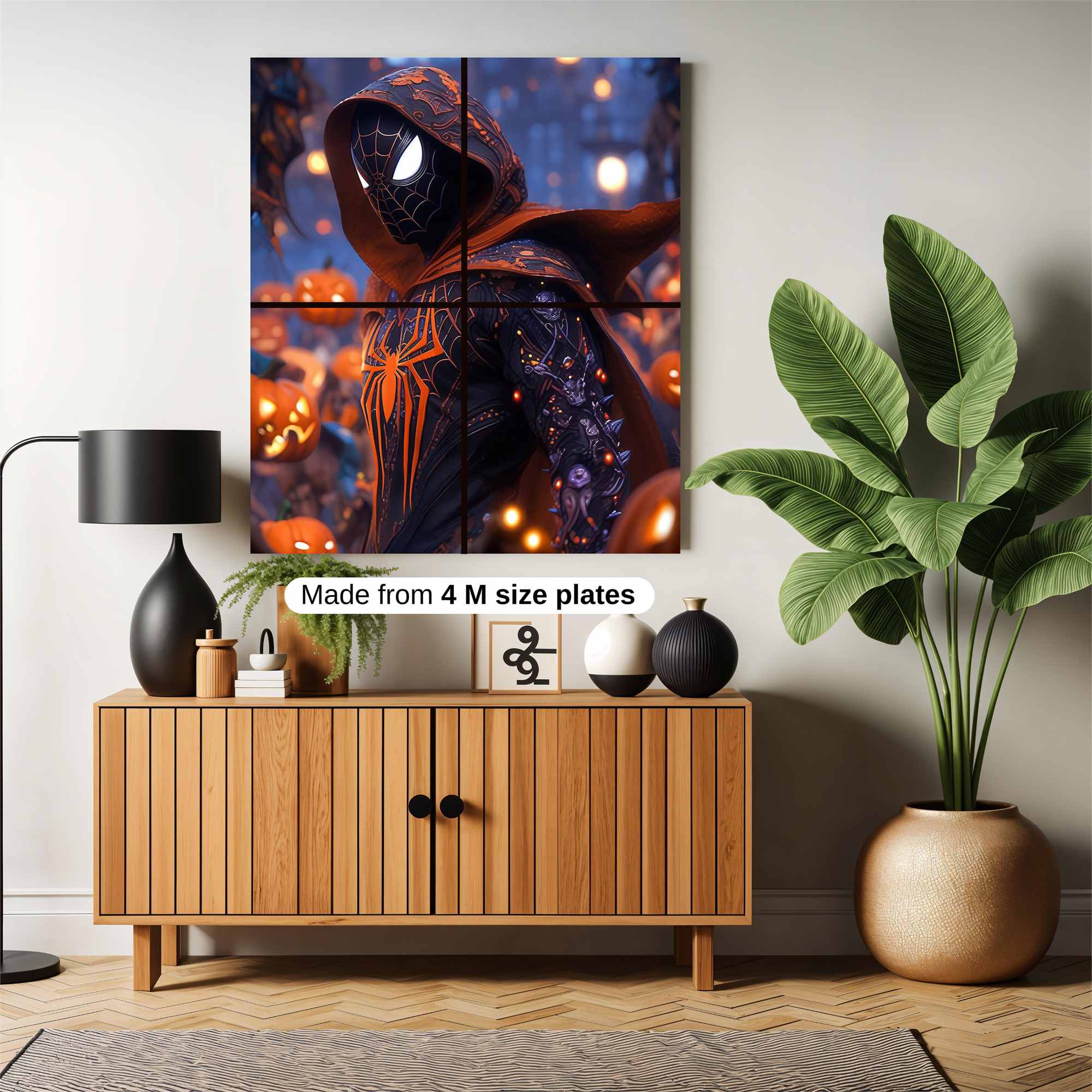 Spider-Halloween Safe Wall Magnetic / M