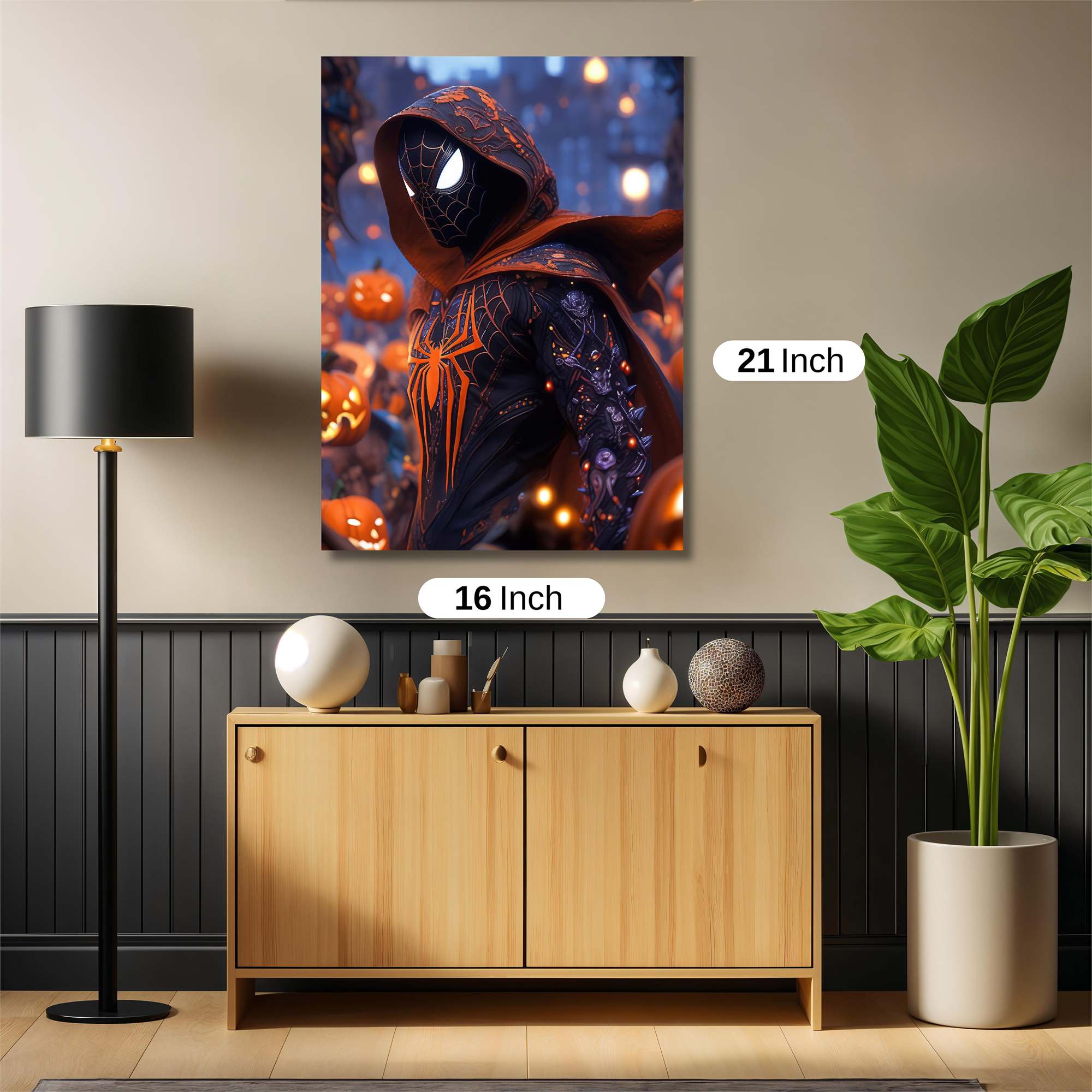 Spider-Halloween Safe Wall Magnetic / M