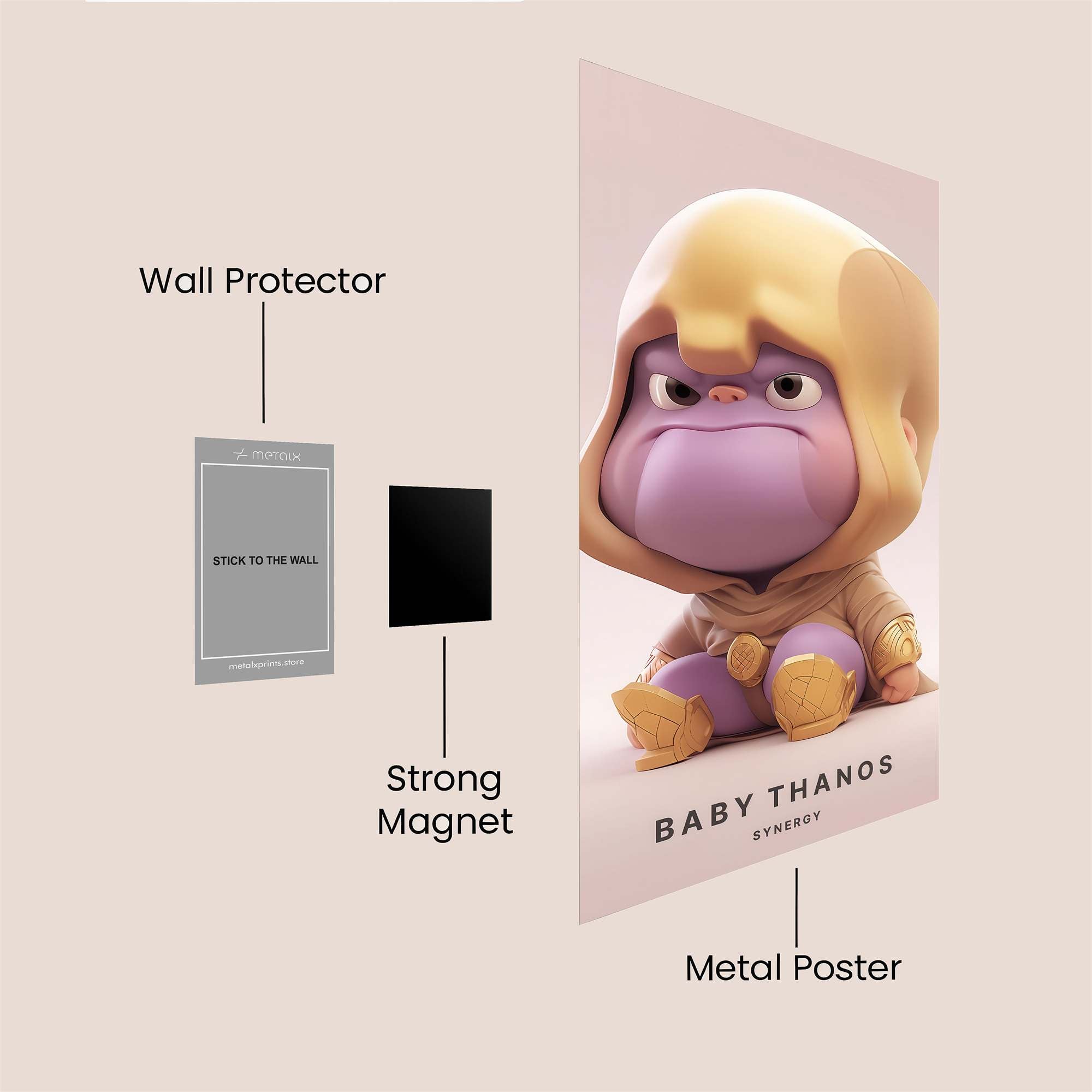 Tiger Harmony Safe Wall Magnetic / M