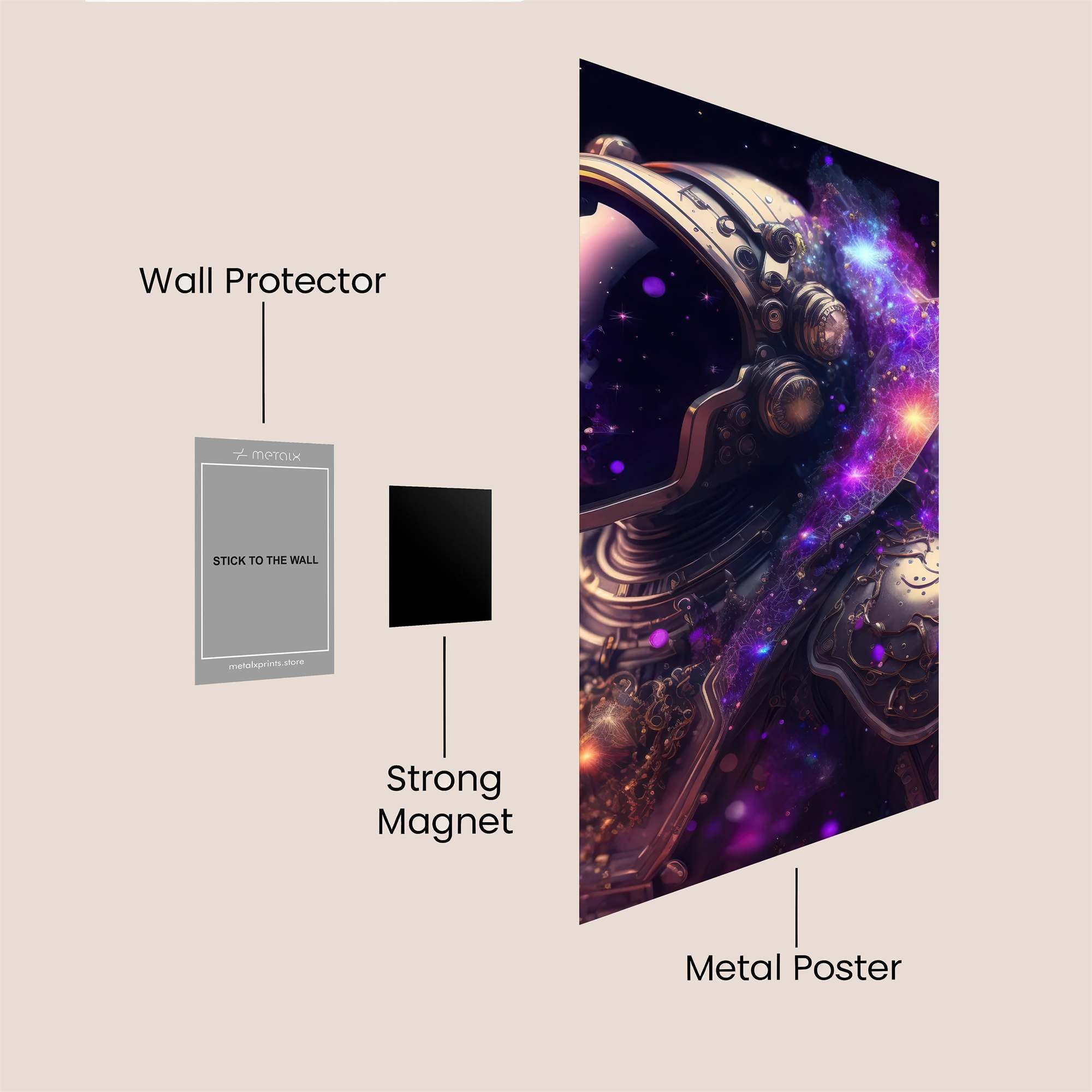 Galactic Knight Safe Wall Magnetic / M