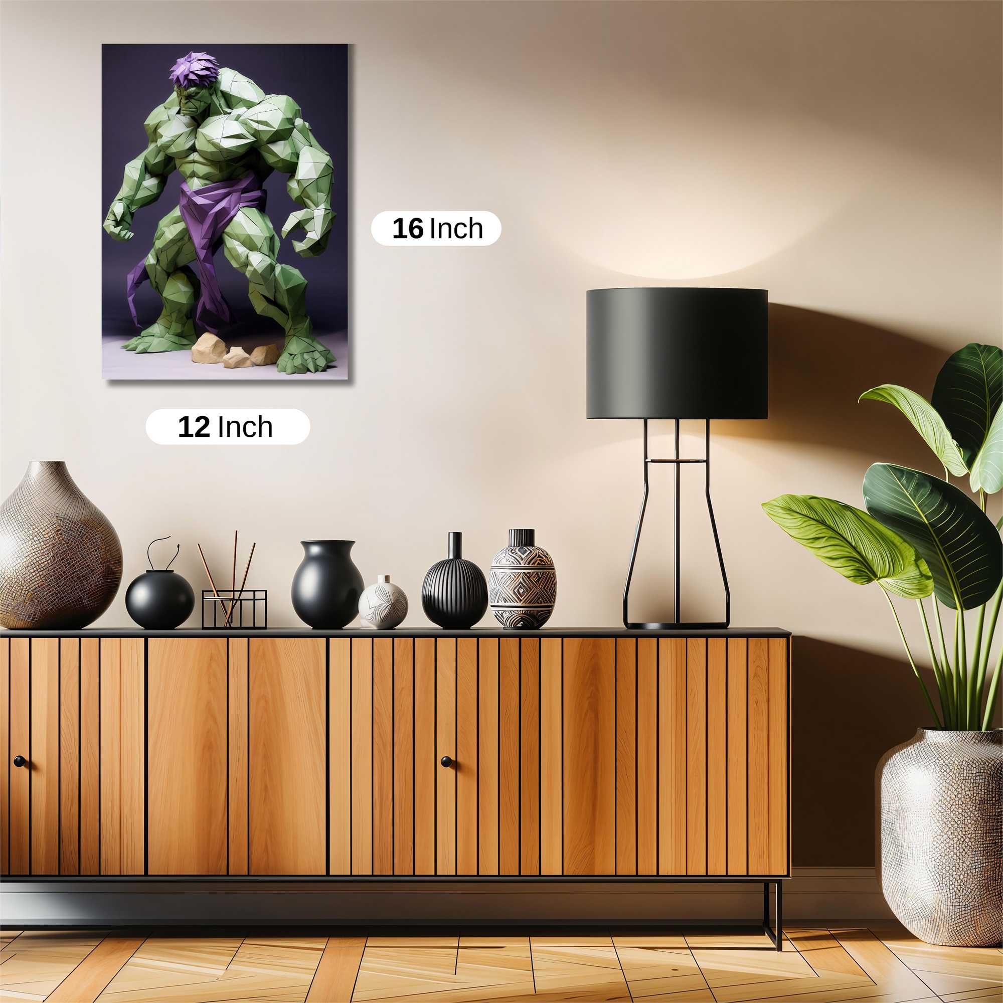 Hulk Geometric Safe Wall Magnetic / M