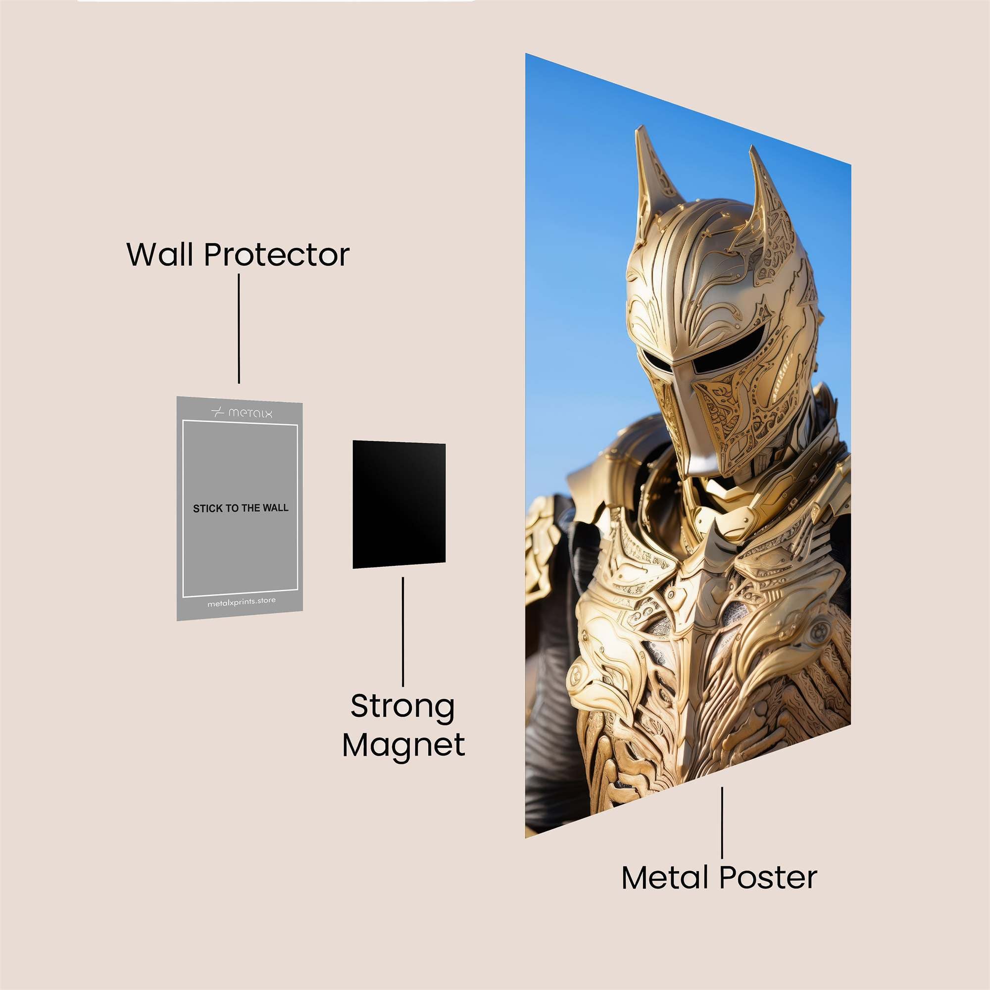 Golden Majesty Safe Wall Magnetic / M