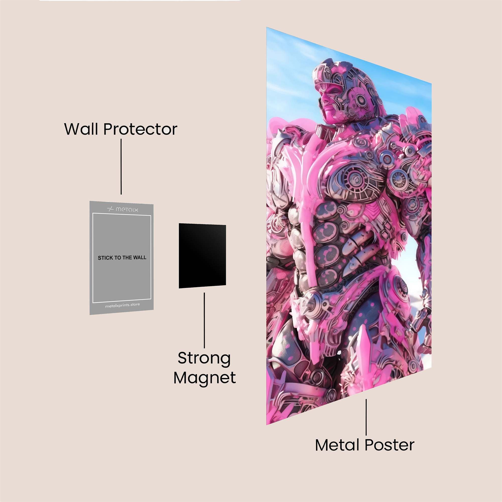 Omega Radiant Safe Wall Magnetic / M