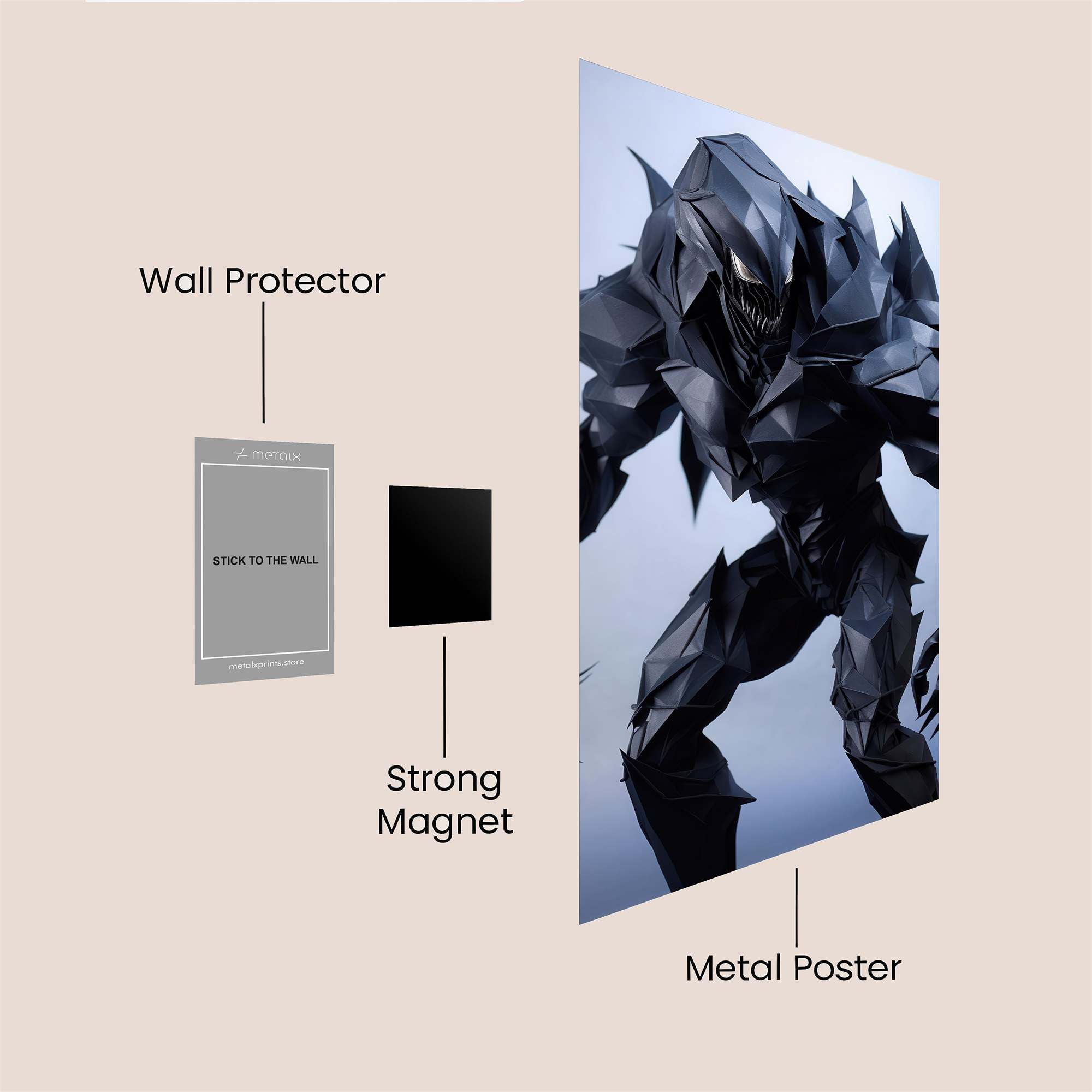 Venom Menace Safe Wall Magnetic / M