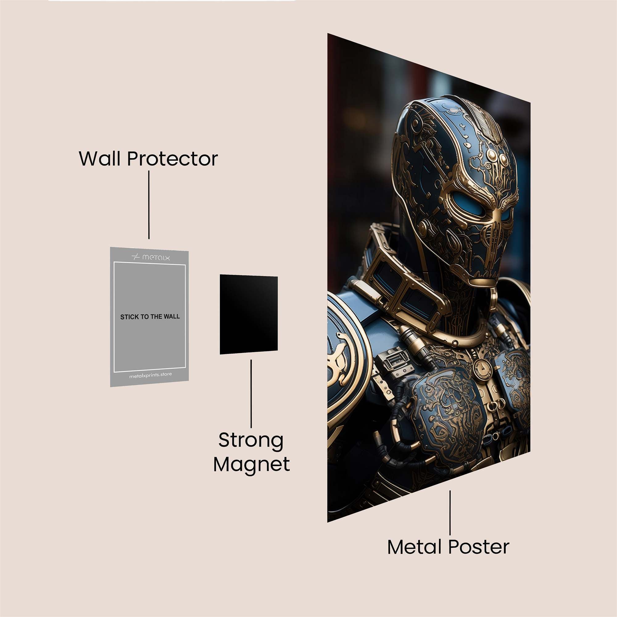 Mystic Sentinel Safe Wall Magnetic / M