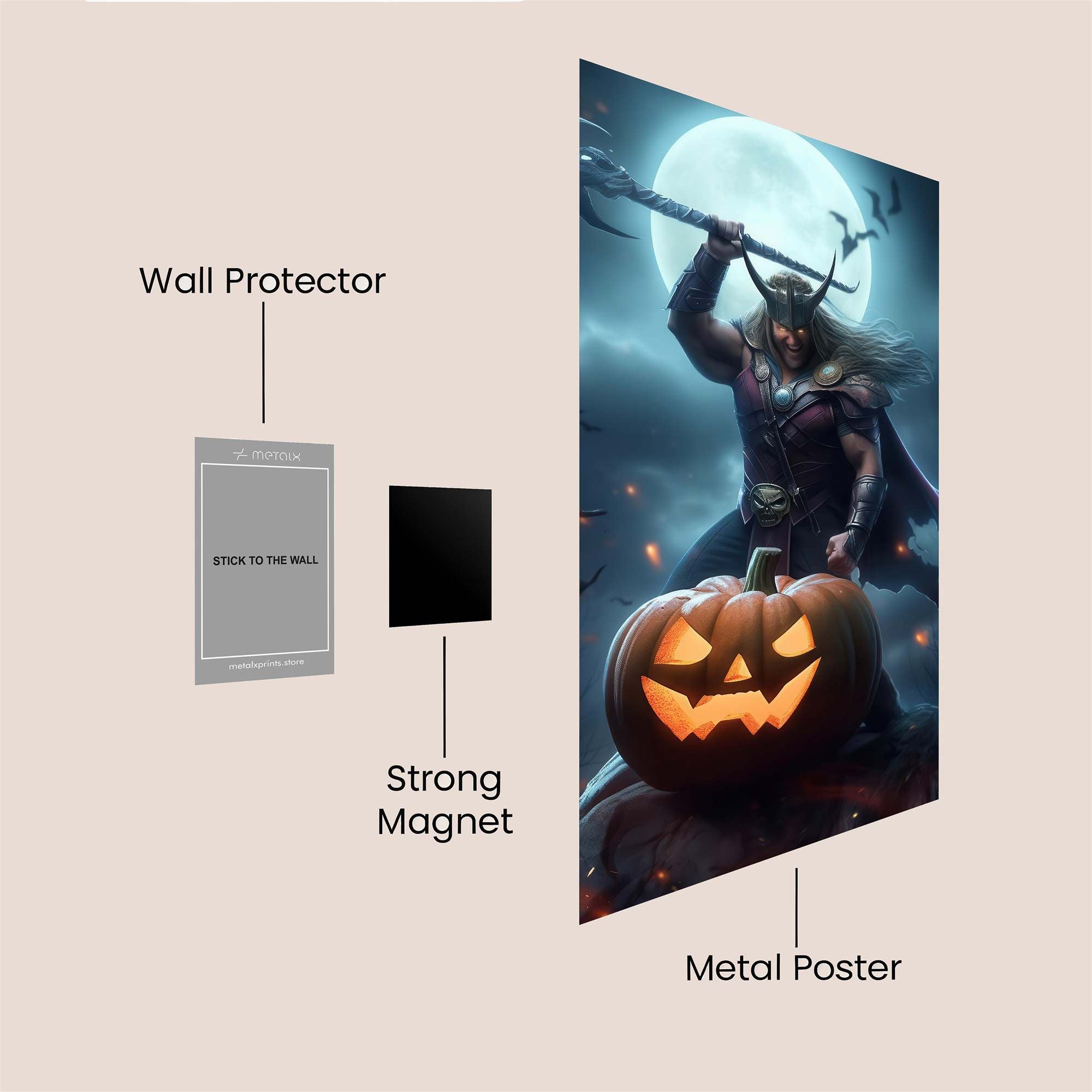 Viking Spooky Safe Wall Magnetic / M