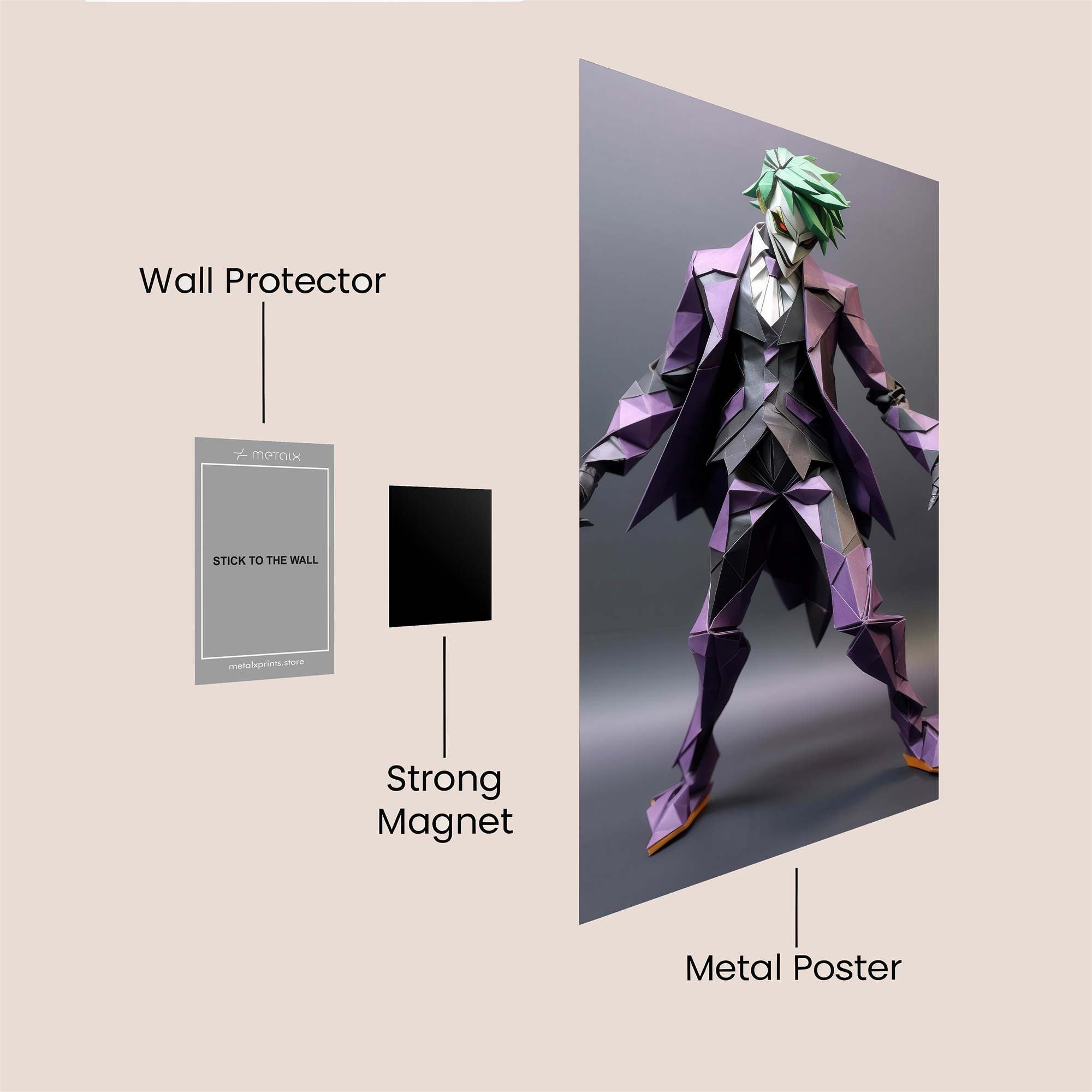 Joker Menace Safe Wall Magnetic / M