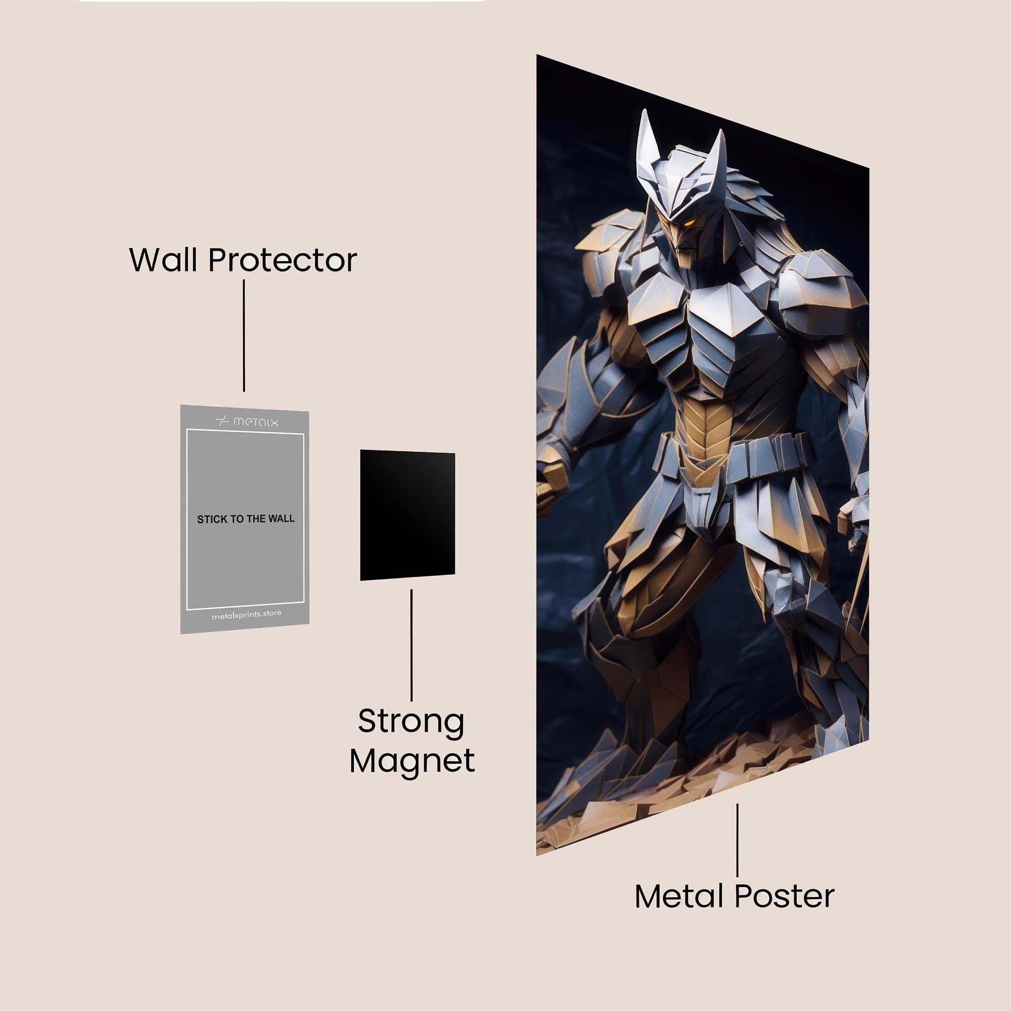 Wolfen Menace Safe Wall Magnetic / M