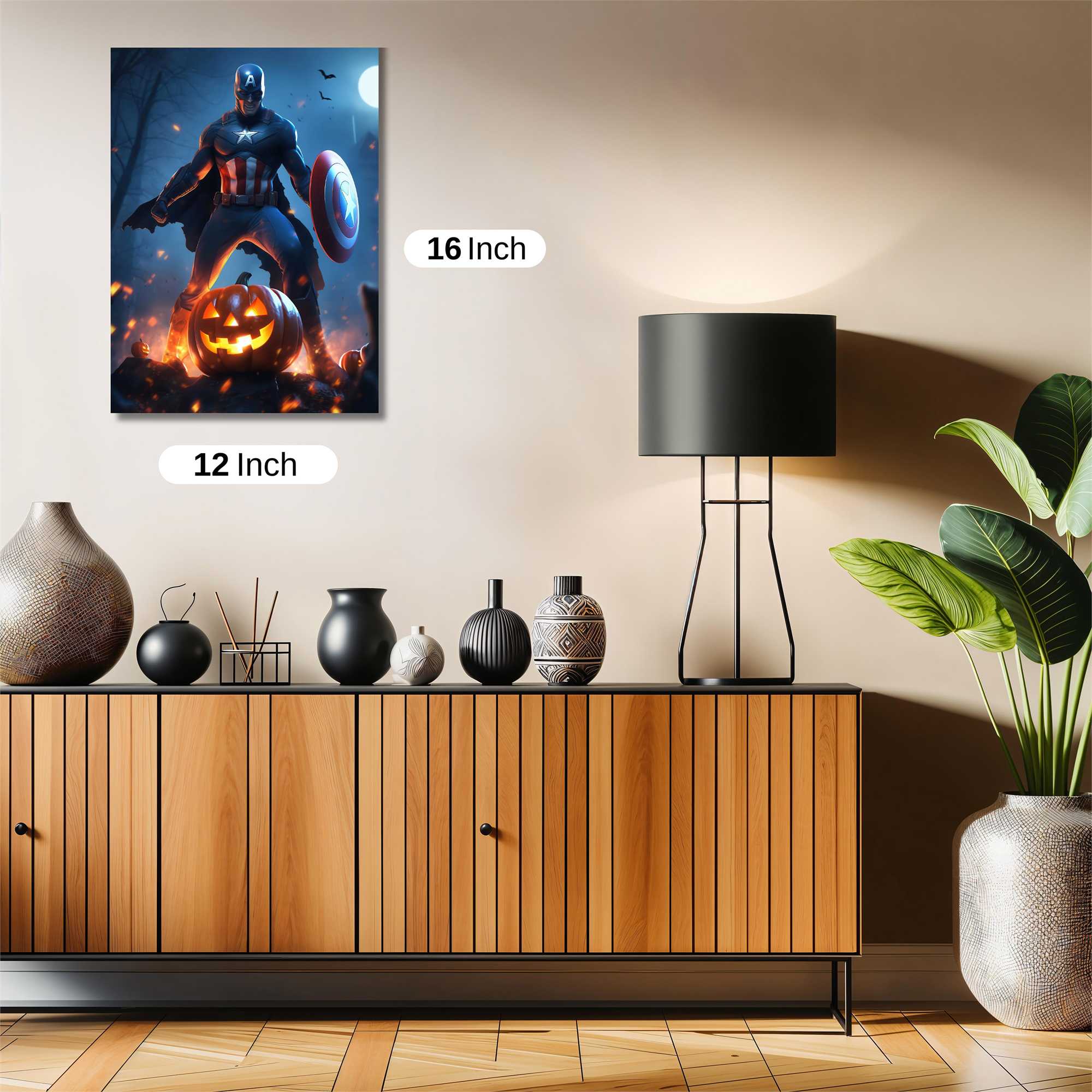 Captain Spooky Safe Wall Magnetic / M