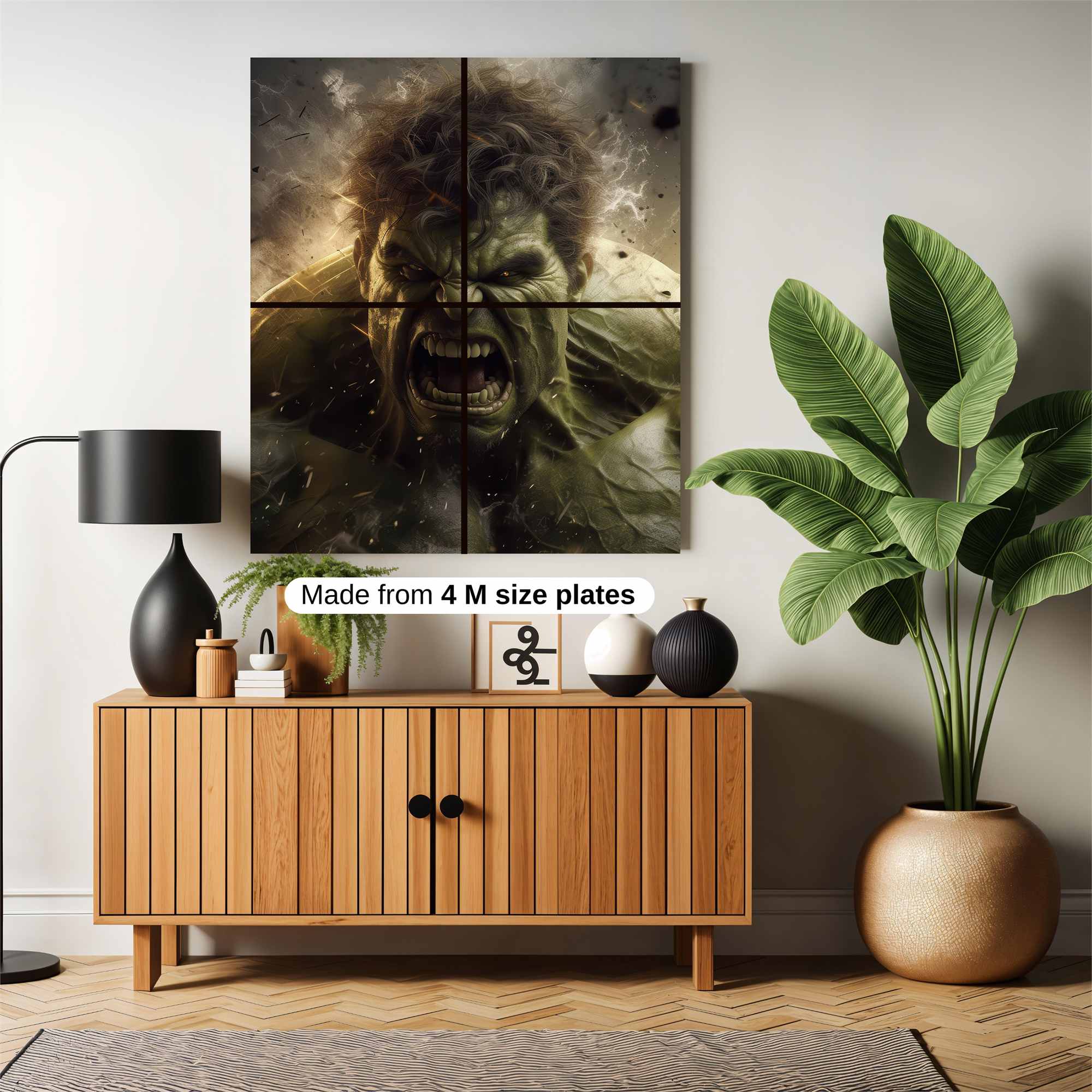 Hulk Rageful Safe Wall Magnetic / M