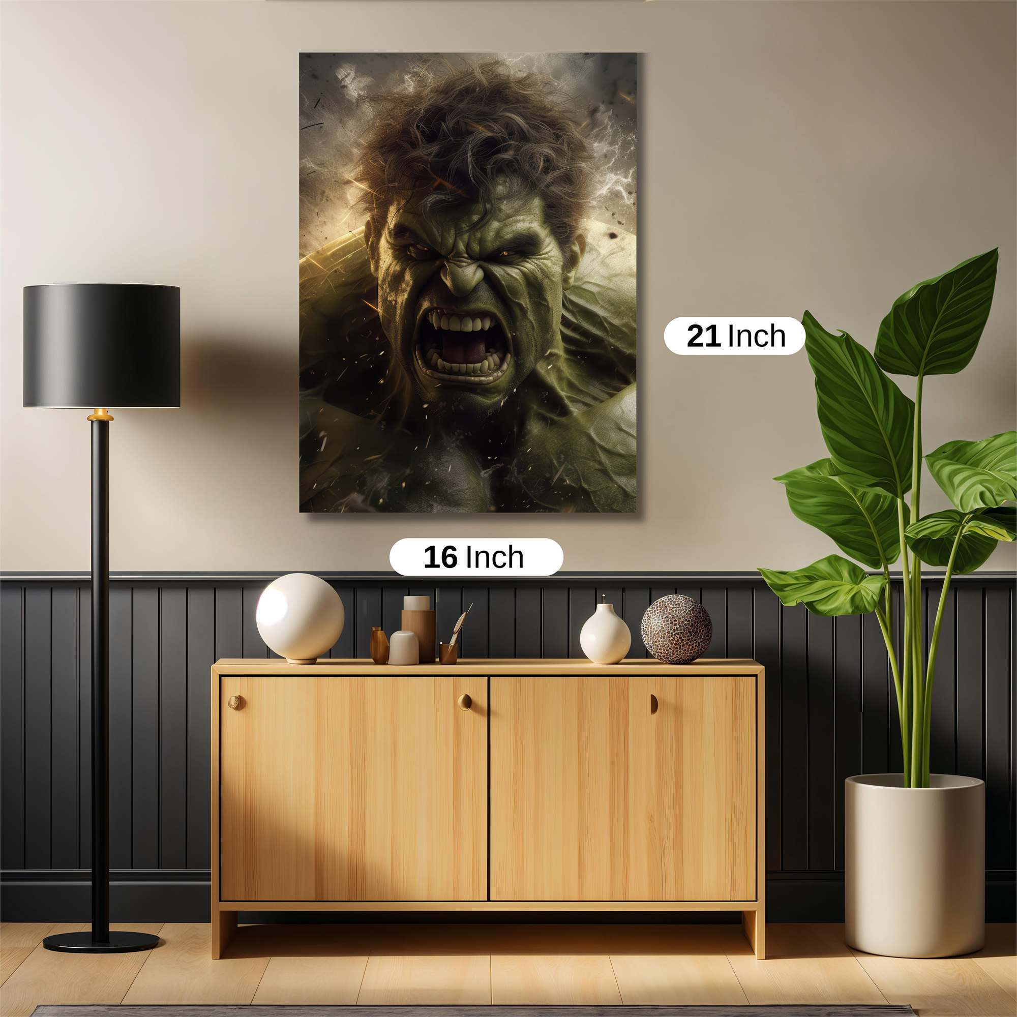 Hulk Rageful Safe Wall Magnetic / M