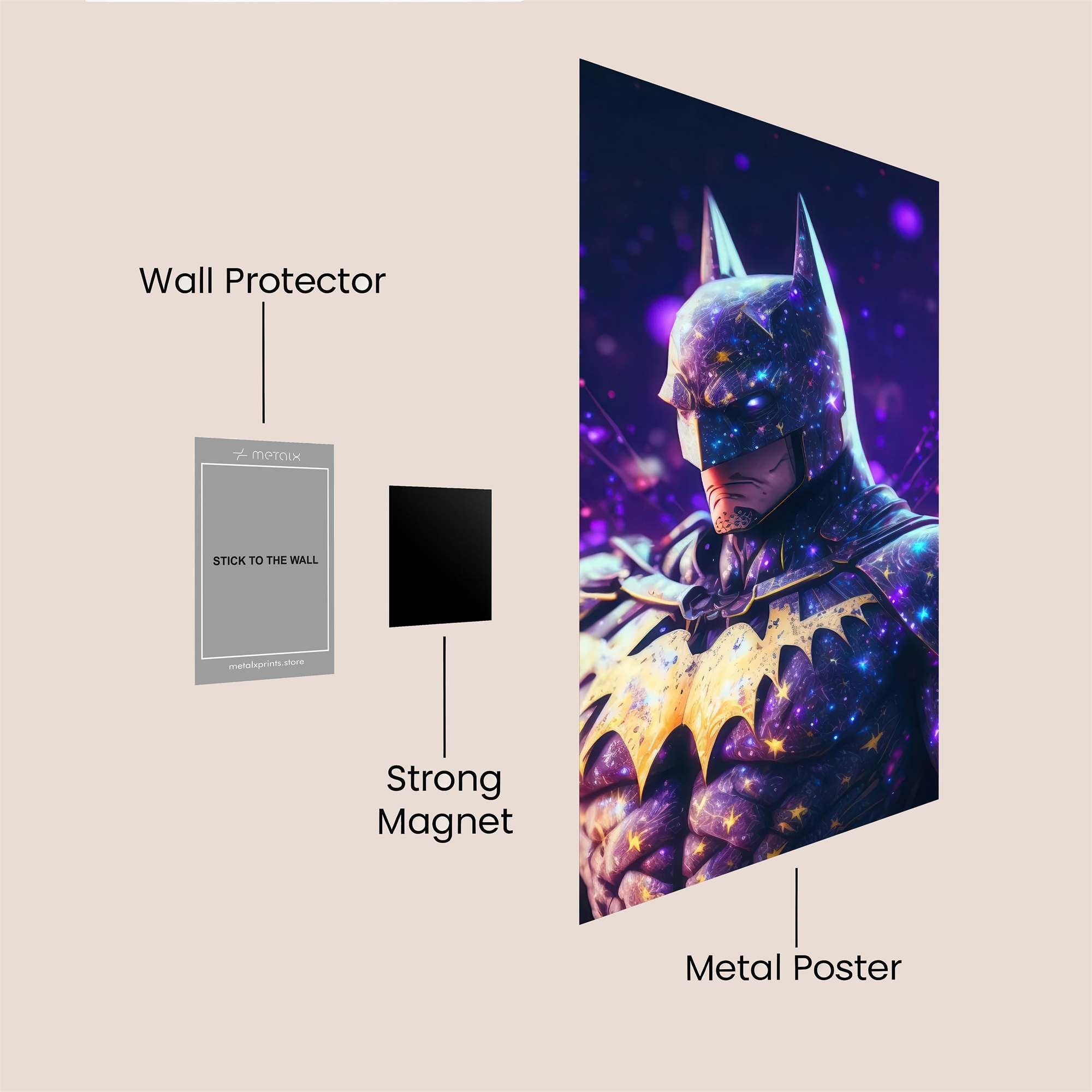 Batman Cosmic Safe Wall Magnetic / M