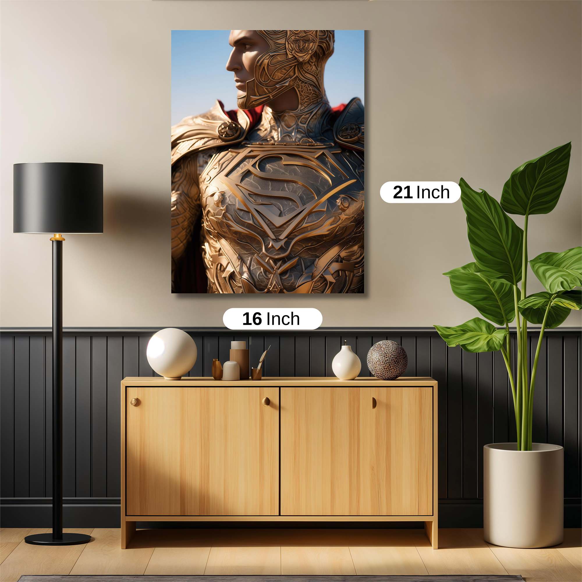 Superman Regal Safe Wall Magnetic / M