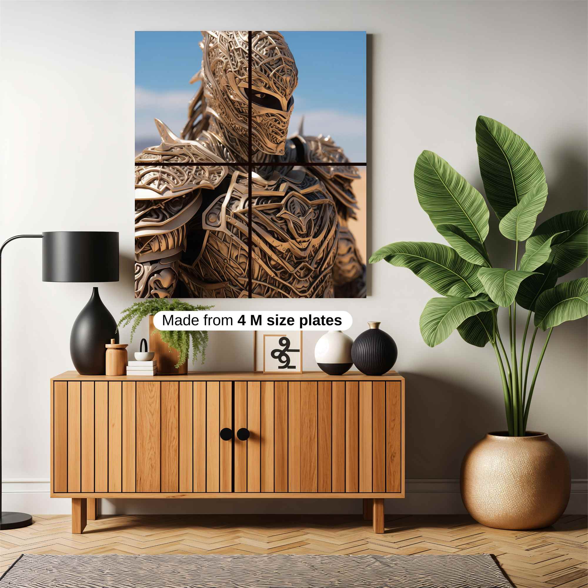 Gilded Warrior Safe Wall Magnetic / M