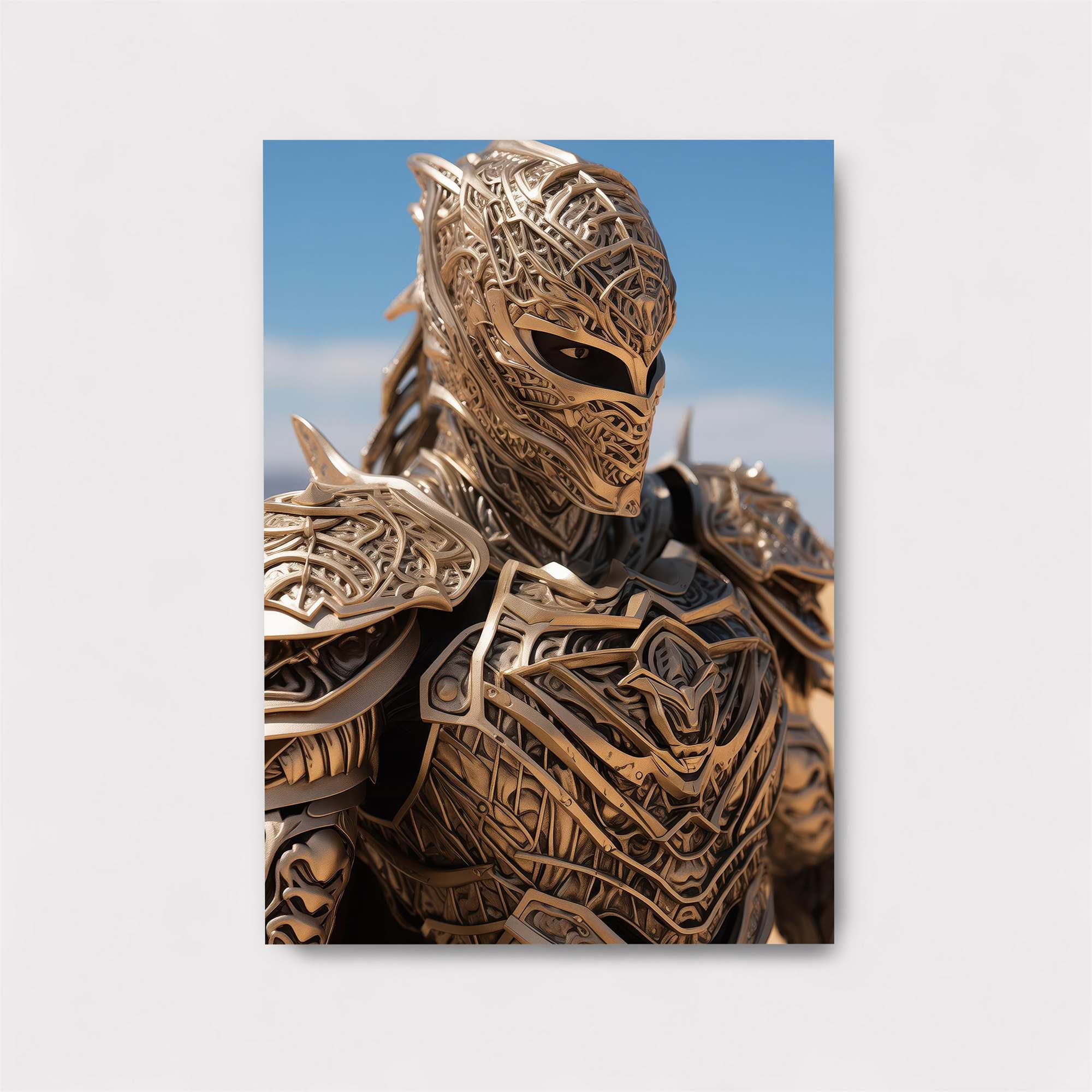 Gilded Warrior Safe Wall Magnetic / M