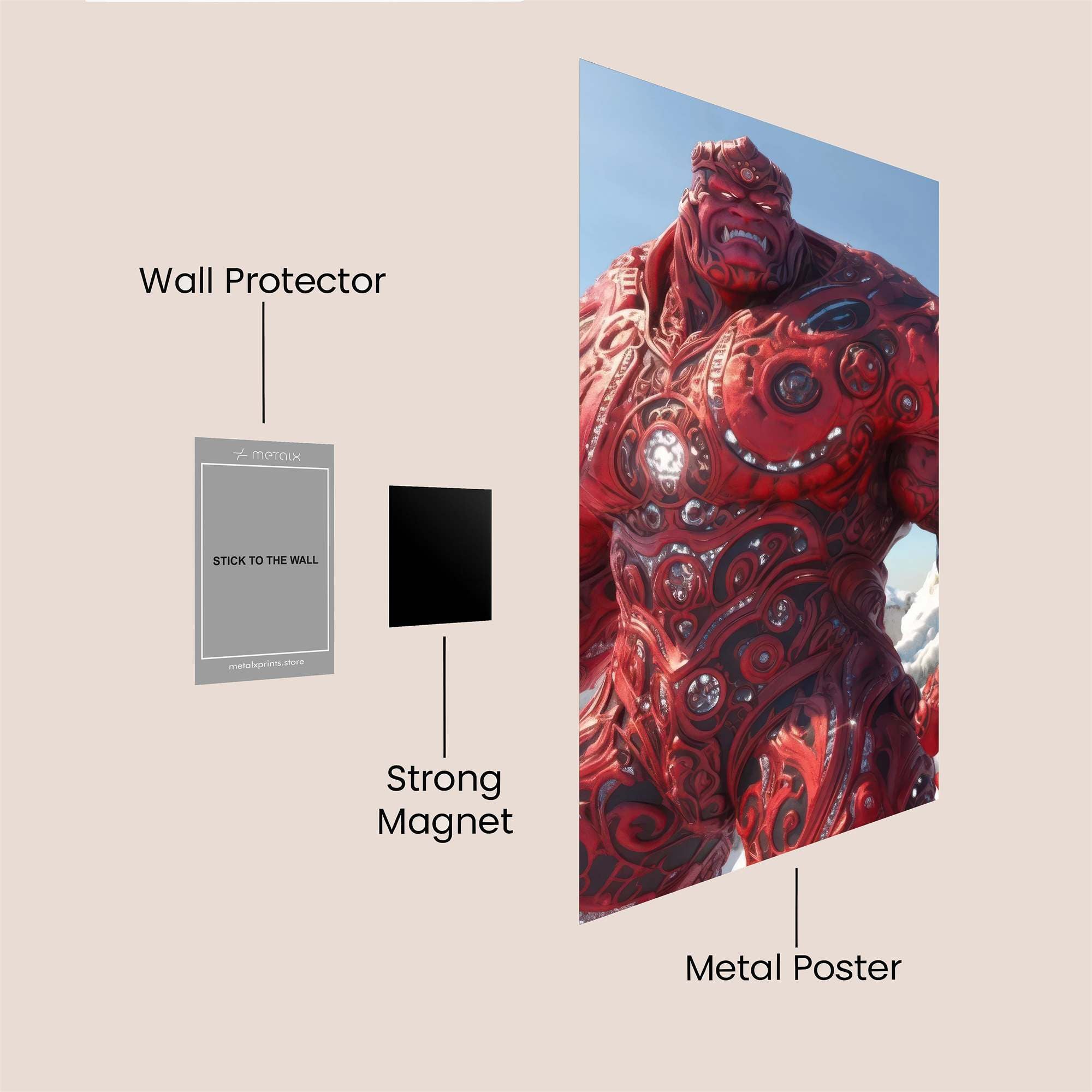 Doomsday Apocalyptic Safe Wall Magnetic / M
