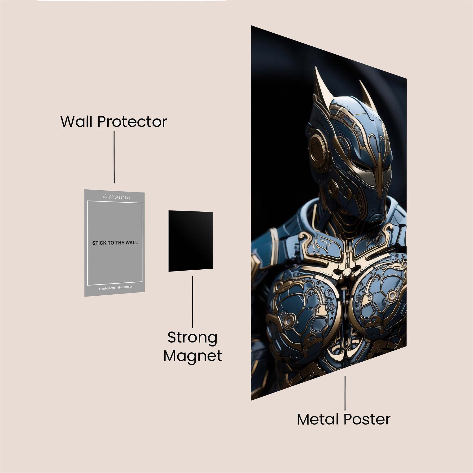 Knight Regal Safe Wall Magnetic / M