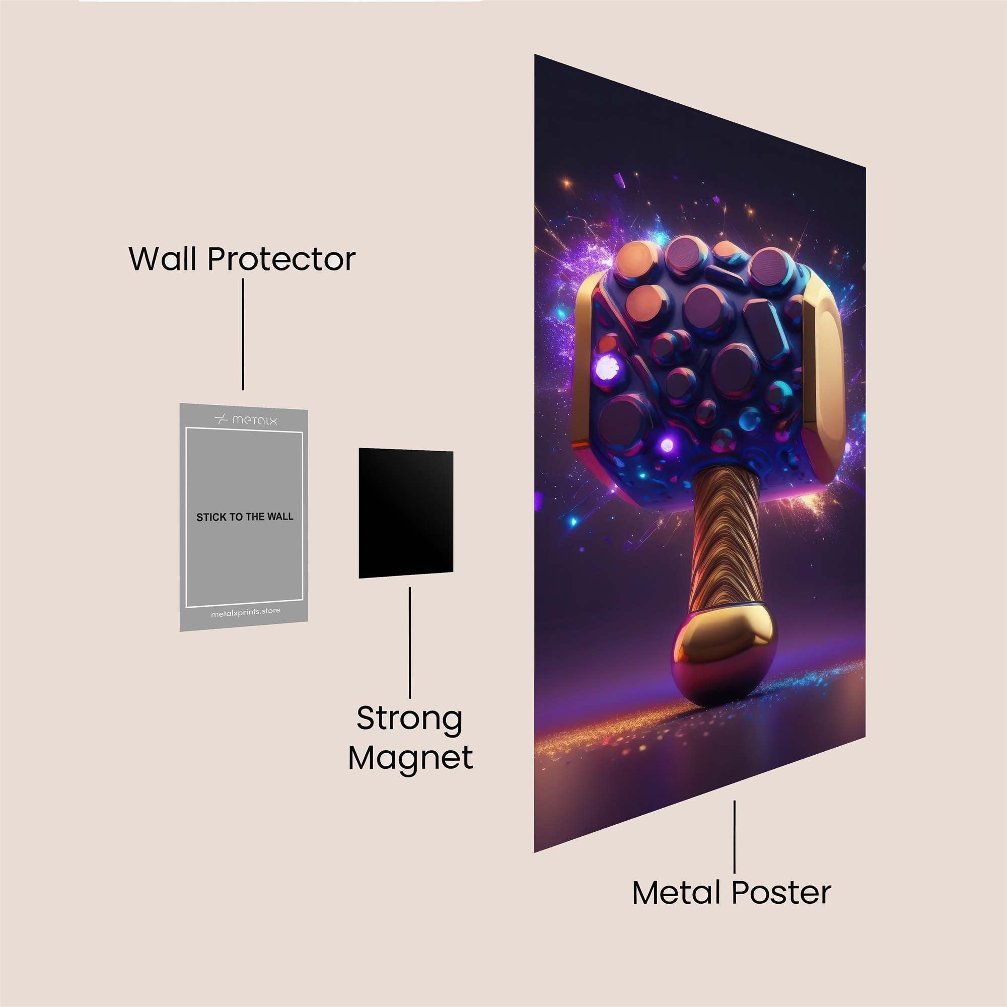 Mjolnir Enigma Safe Wall Magnetic / M