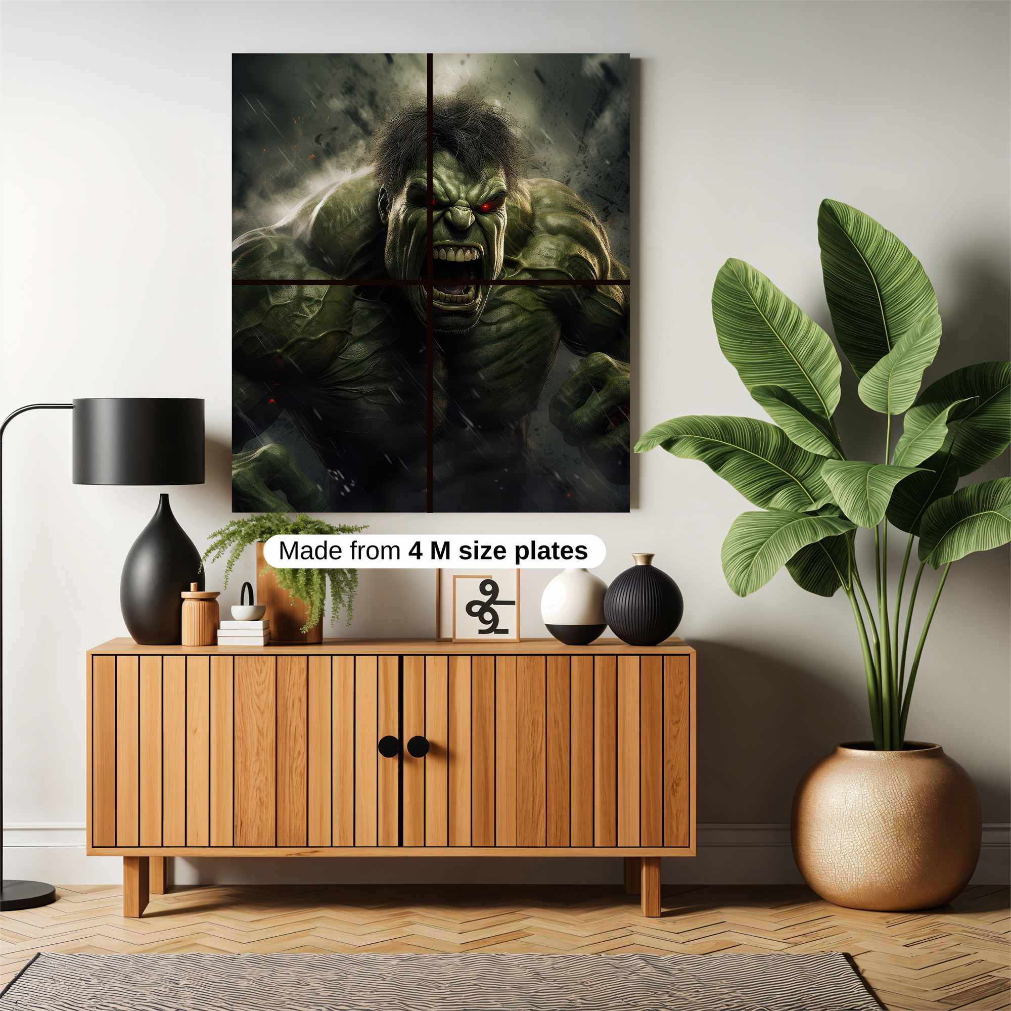 Hulk Rageful Safe Wall Magnetic / M