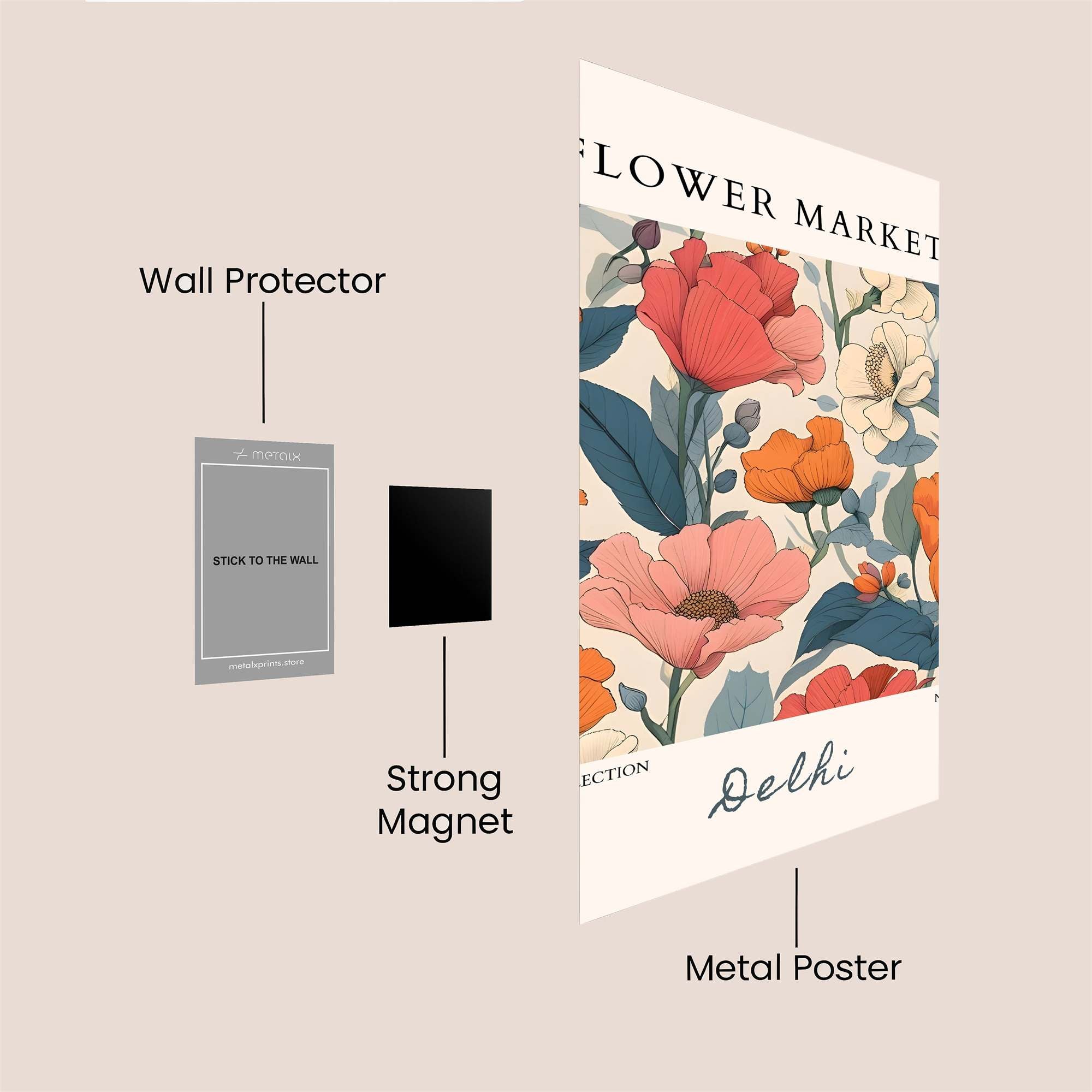 Delhi Delight Safe Wall Magnetic / M