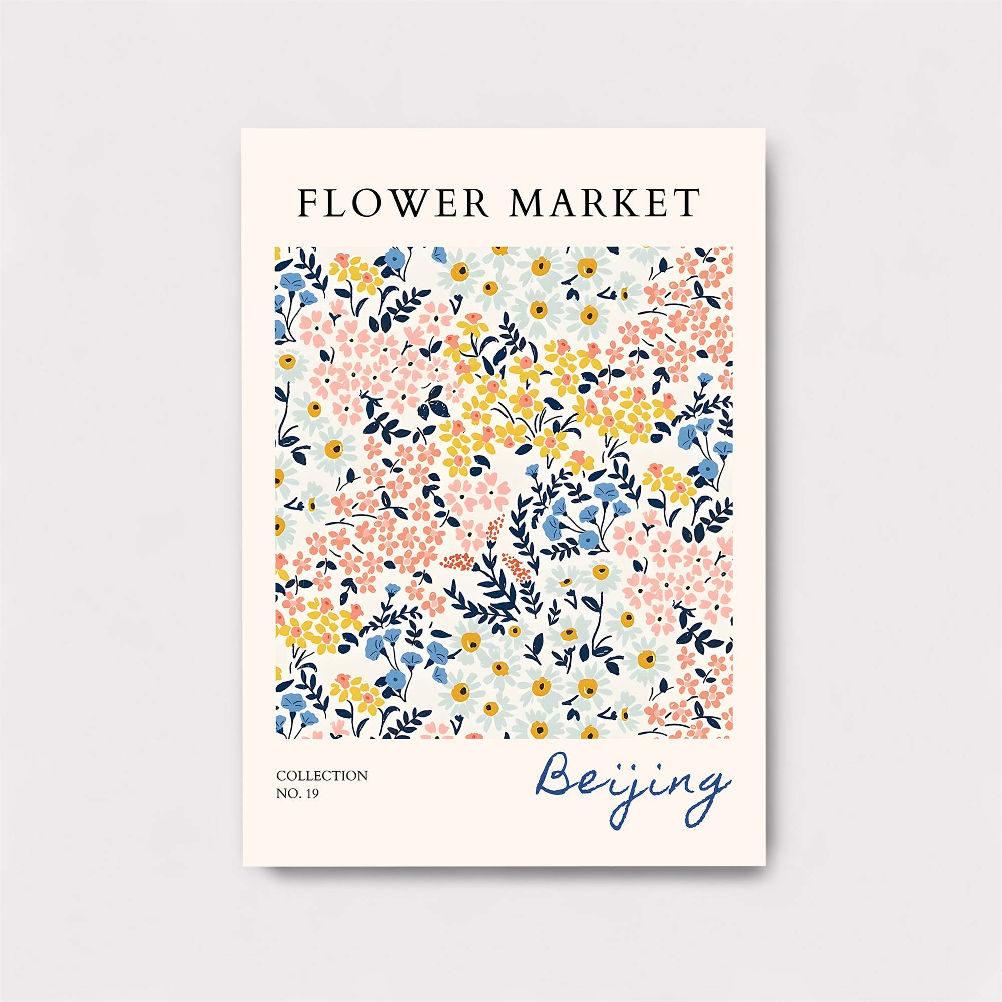 Flower Whimsy Safe Wall Magnetic / M