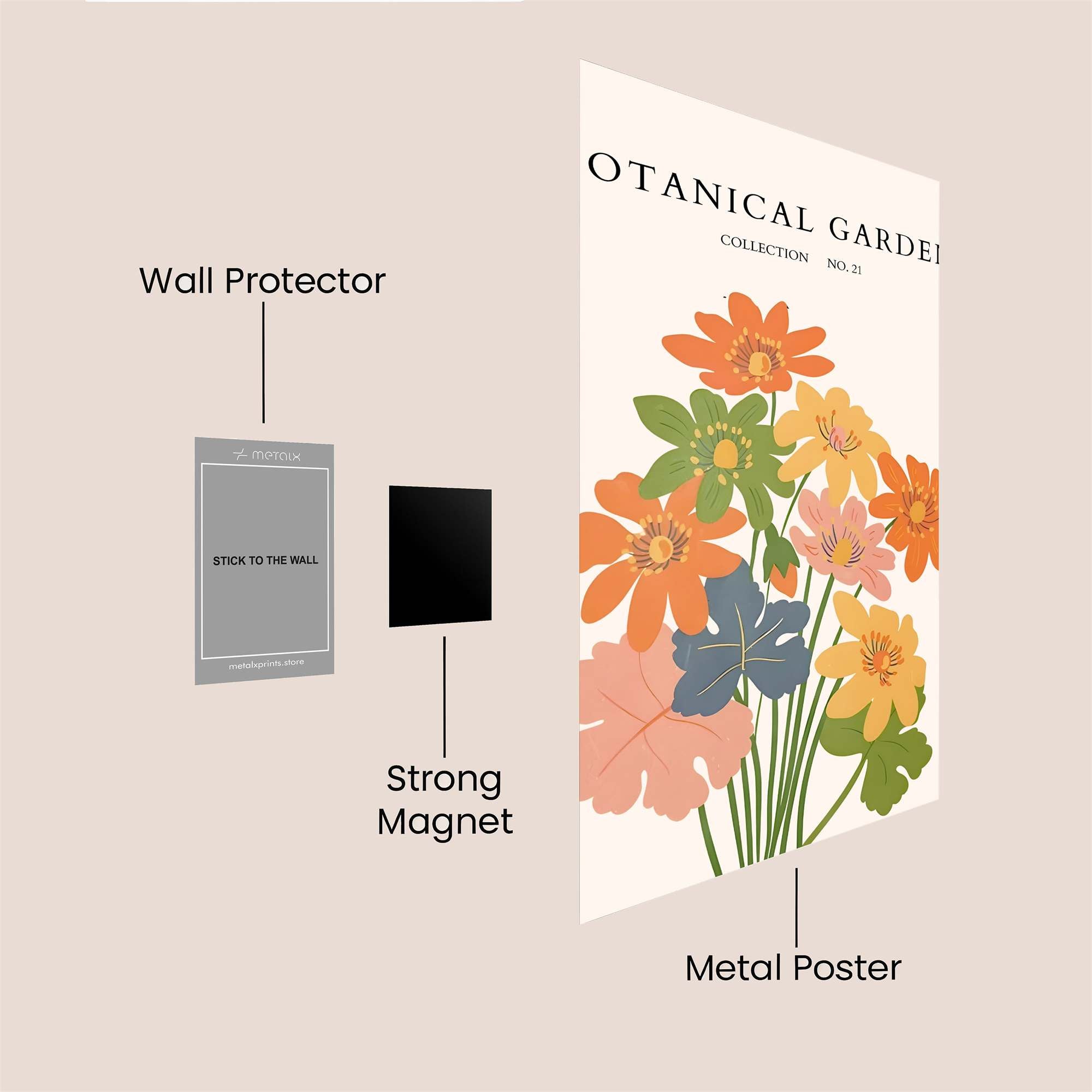 Garden Bliss Safe Wall Magnetic / M