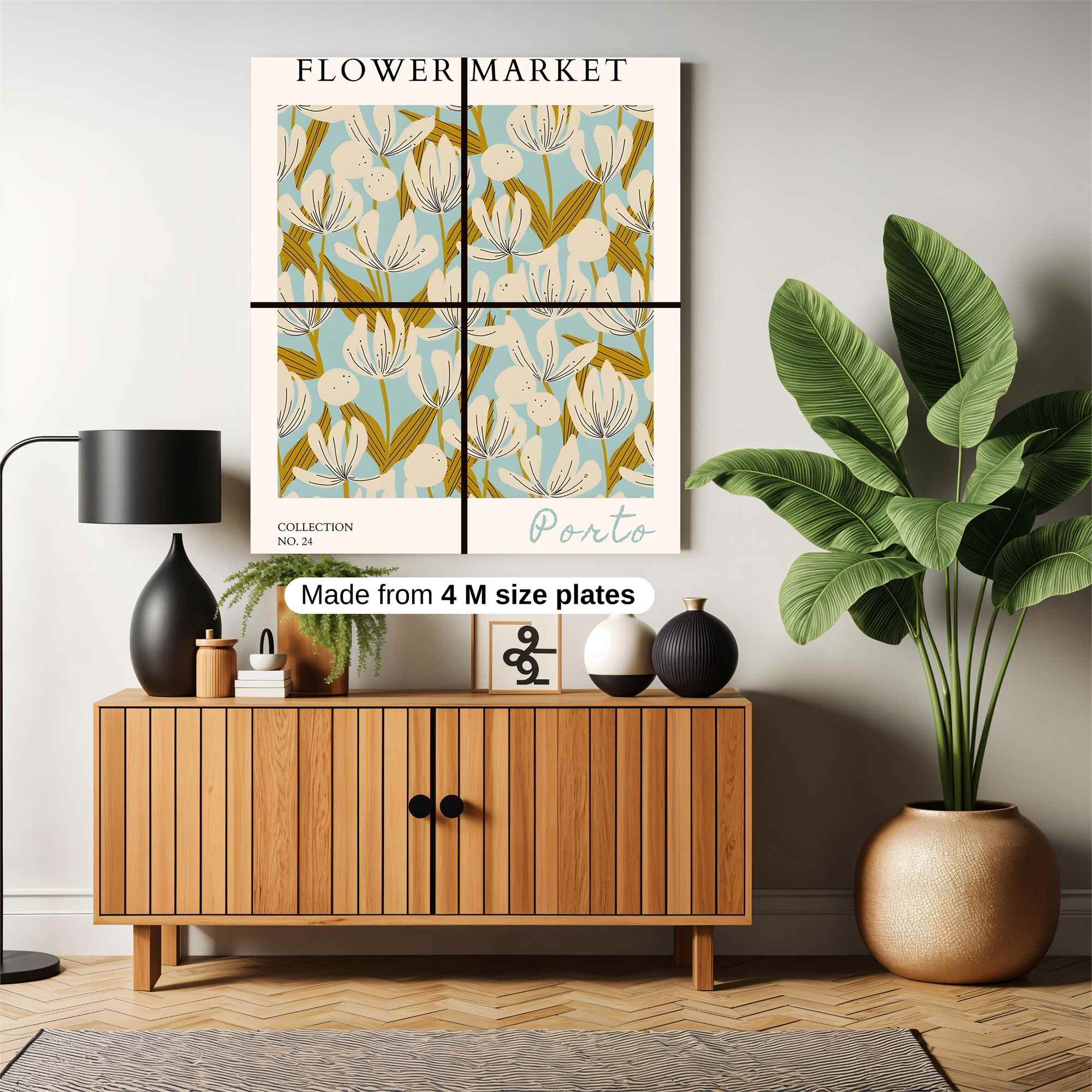 Floral Bliss Safe Wall Magnetic / M