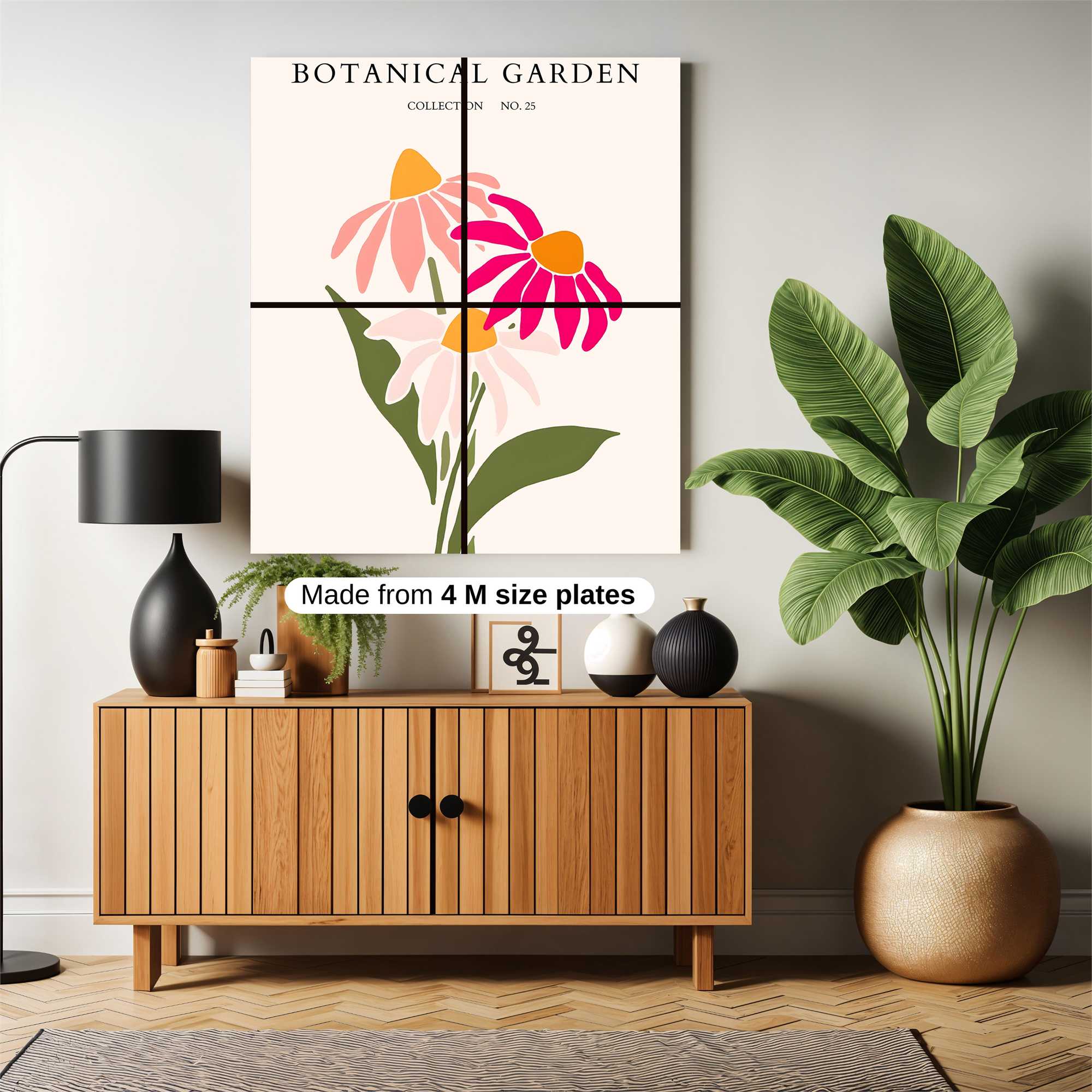 Garden Whimsy Safe Wall Magnetic / M