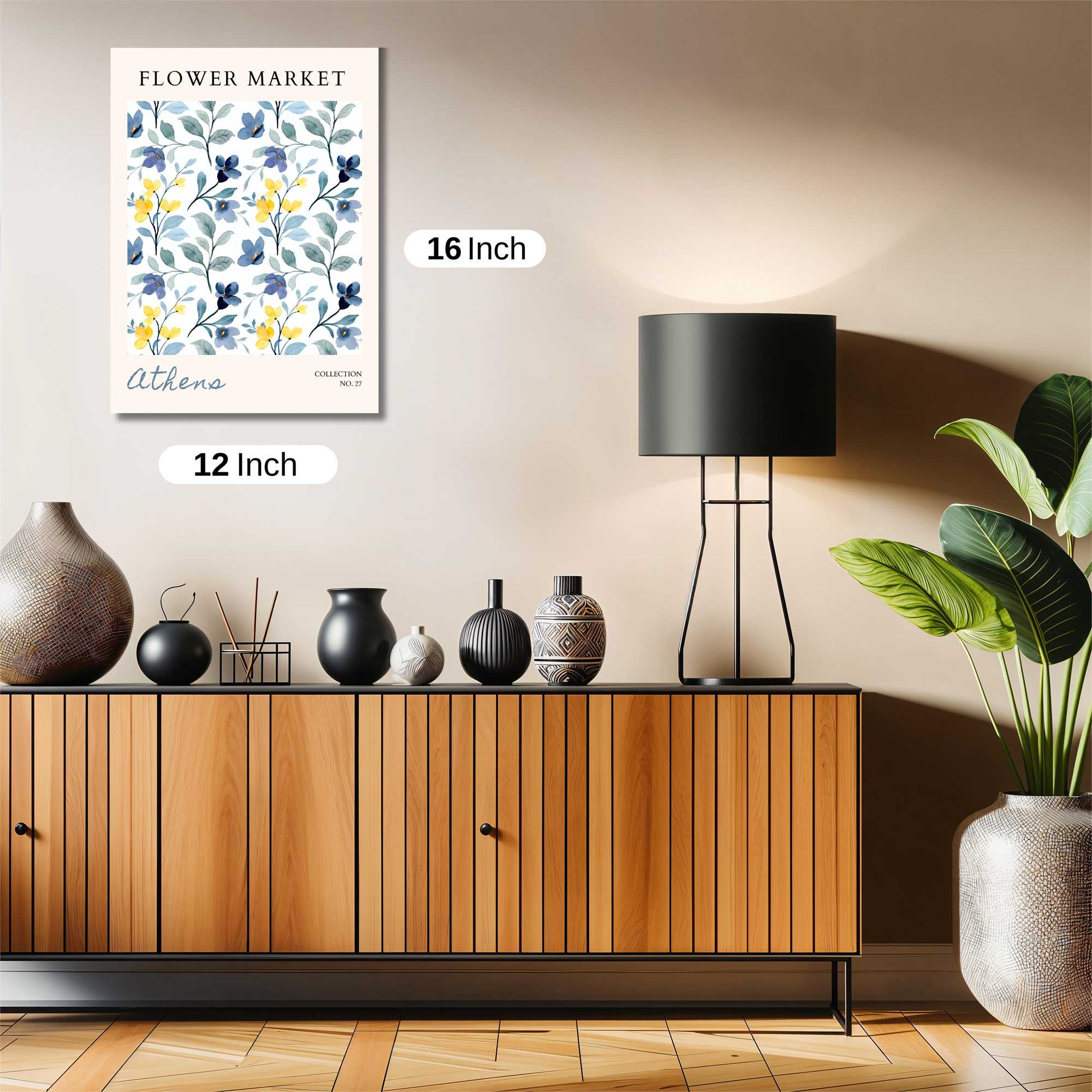 Flower Whimsy Safe Wall Magnetic / M