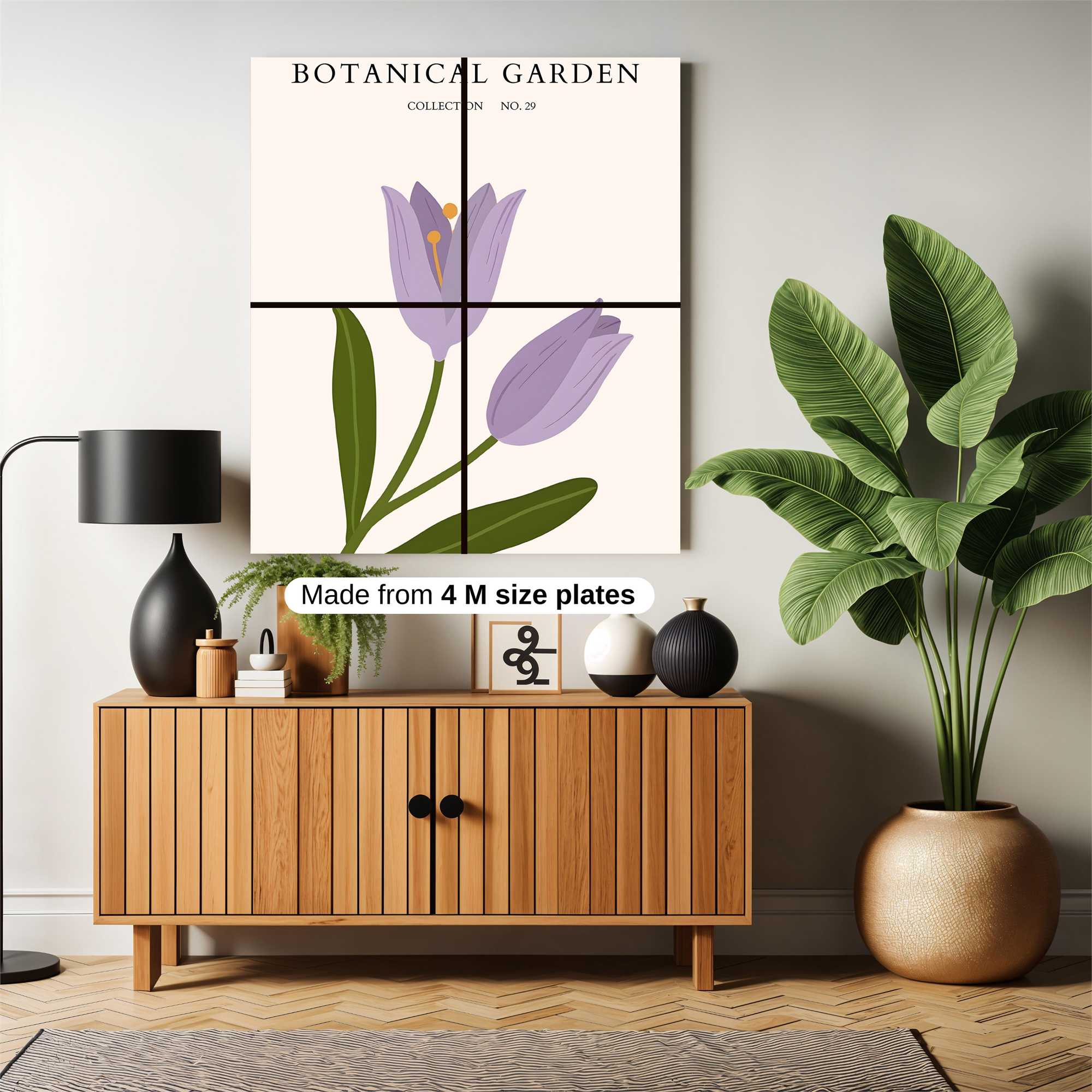 Tulip Tranquility Safe Wall Magnetic / M