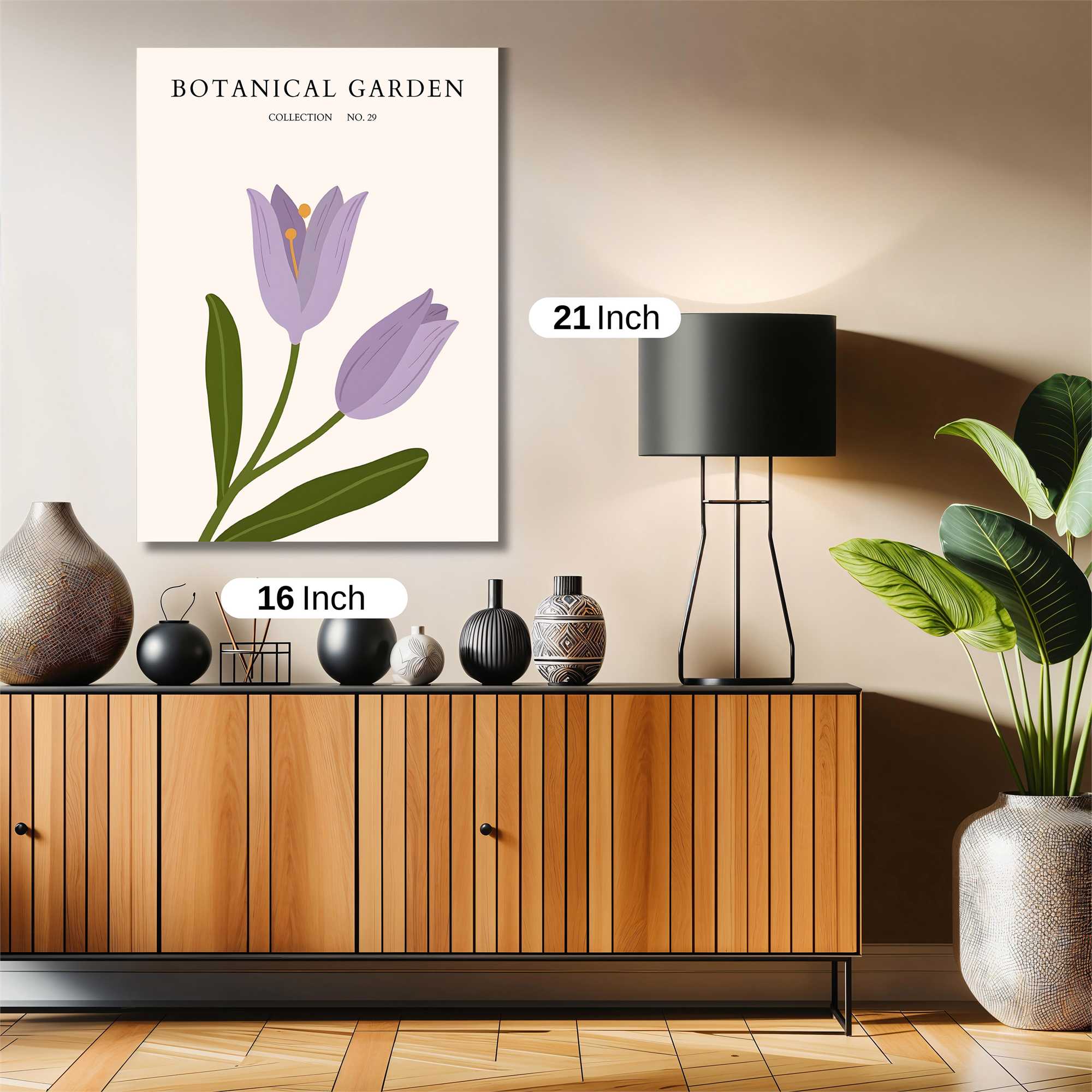 Tulip Tranquility Safe Wall Magnetic / M