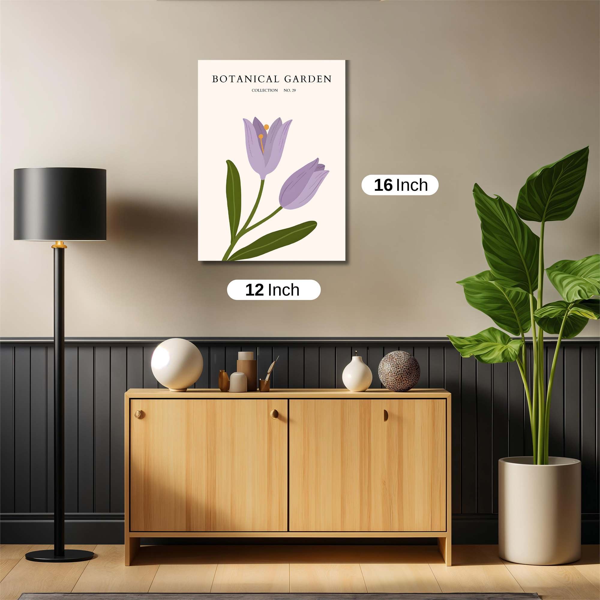 Tulip Tranquility Safe Wall Magnetic / M