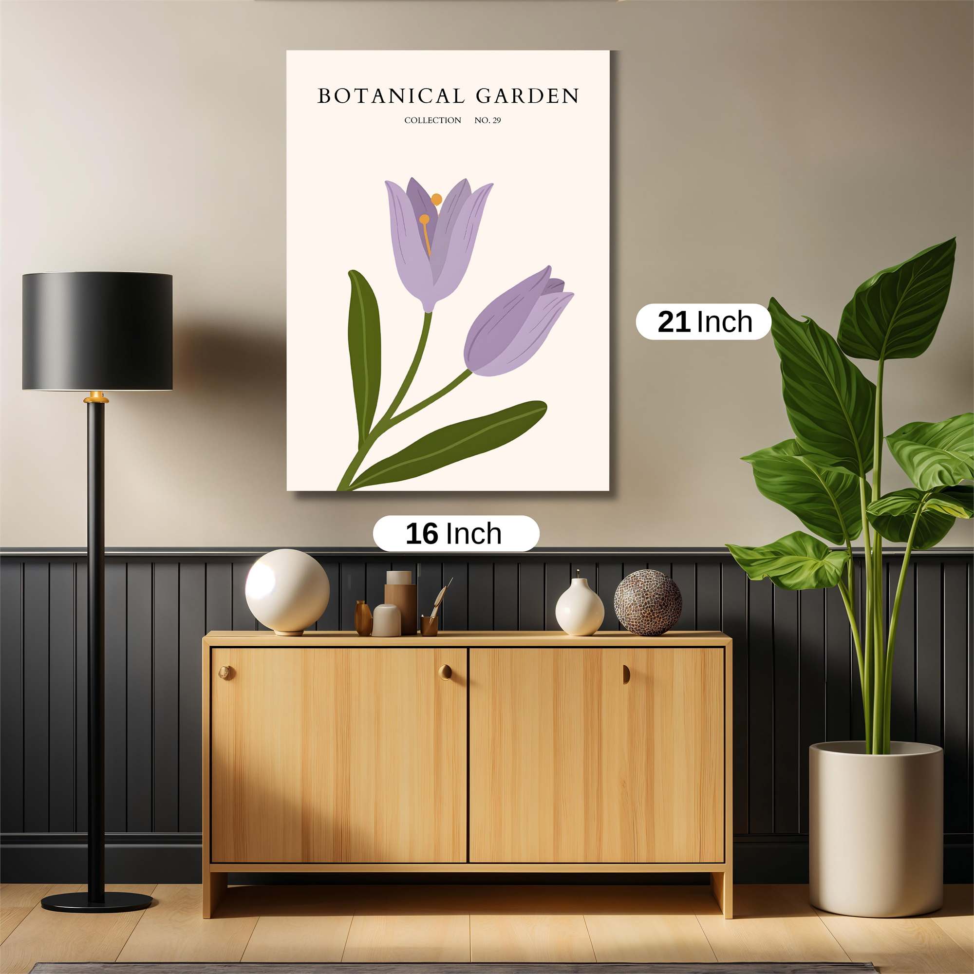 Tulip Tranquility Safe Wall Magnetic / M