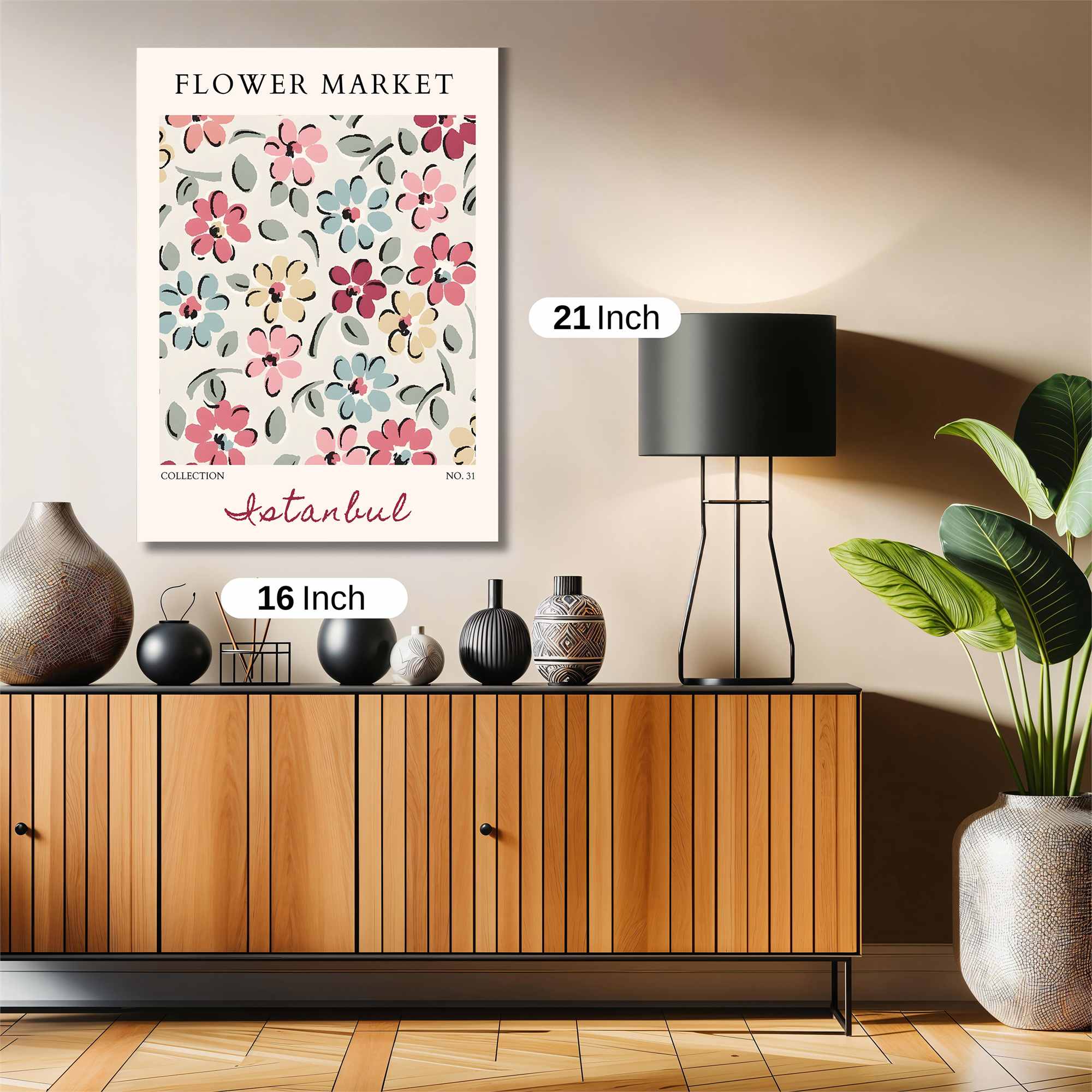 Floral Delight Safe Wall Magnetic / M