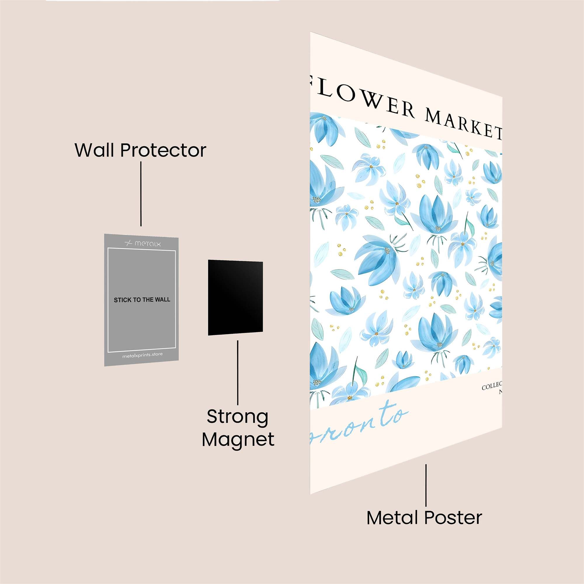 Toronto Tranquil Safe Wall Magnetic / M