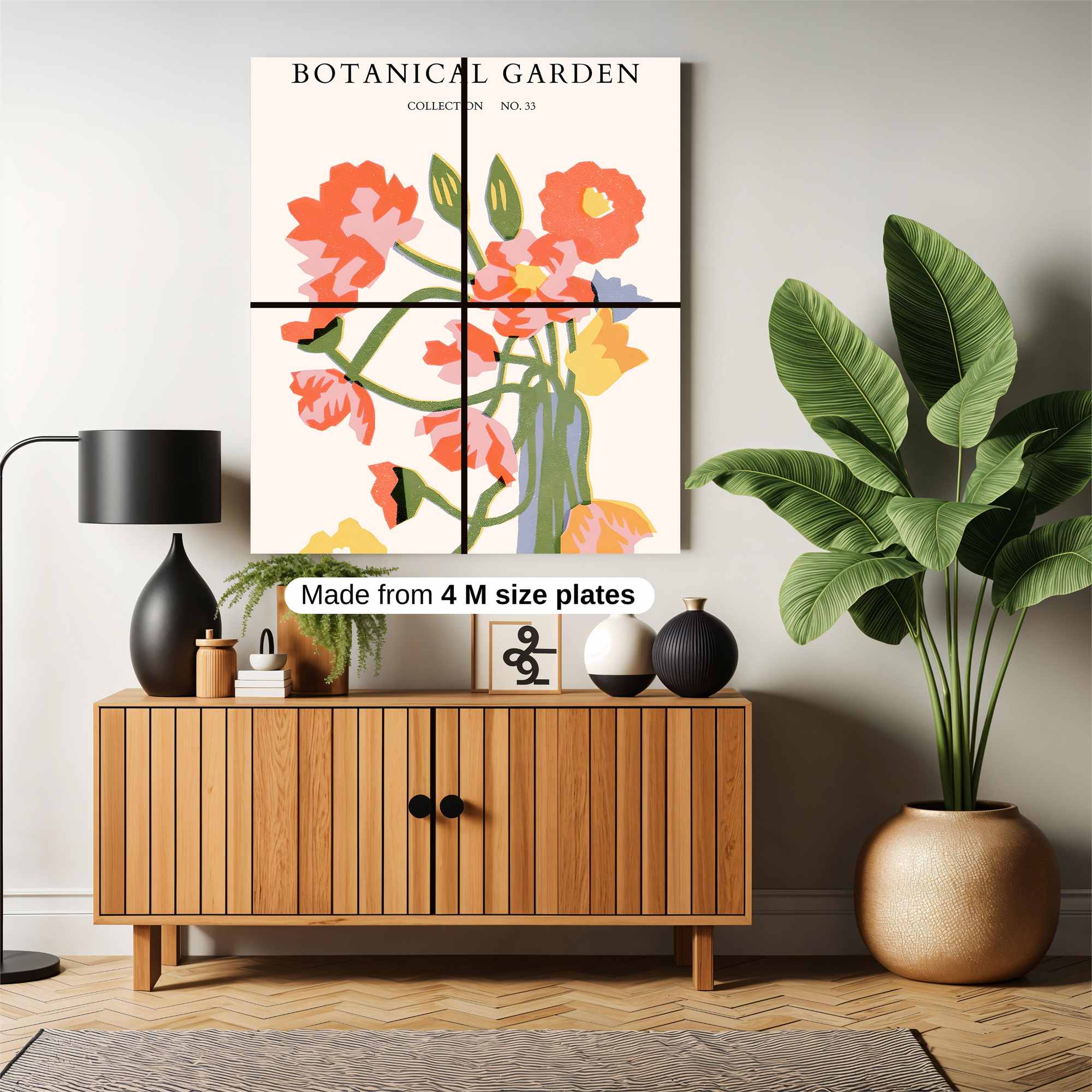 Botanical Bliss Safe Wall Magnetic / M