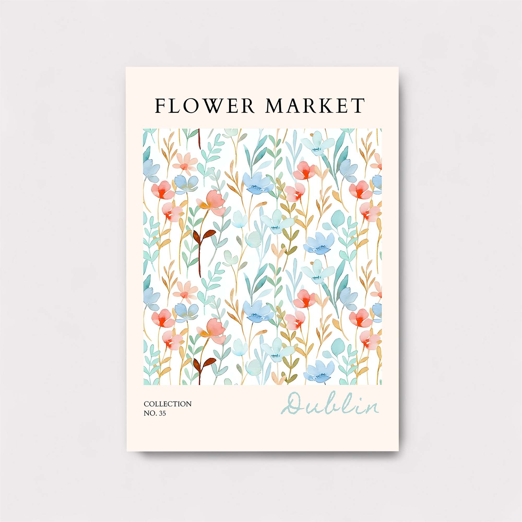 Flower Whimsy Safe Wall Magnetic / M