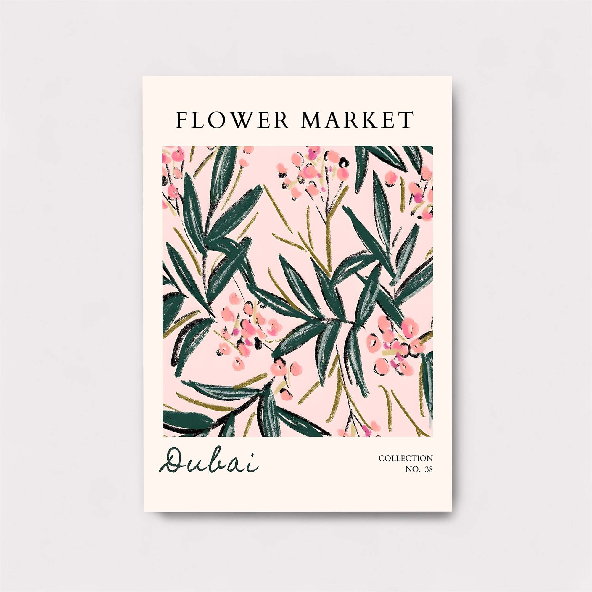 Flower Whimsy Safe Wall Magnetic / M