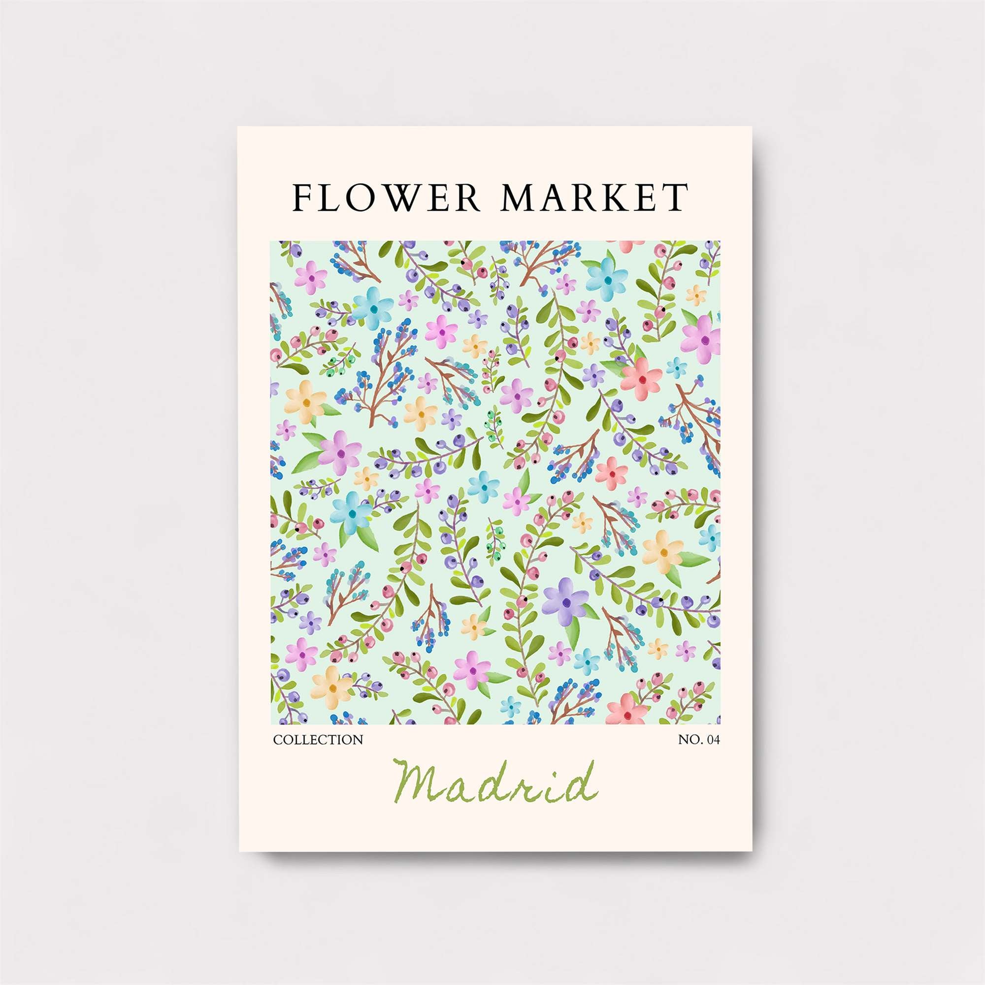 Floral Whimsy Safe Wall Magnetic / M