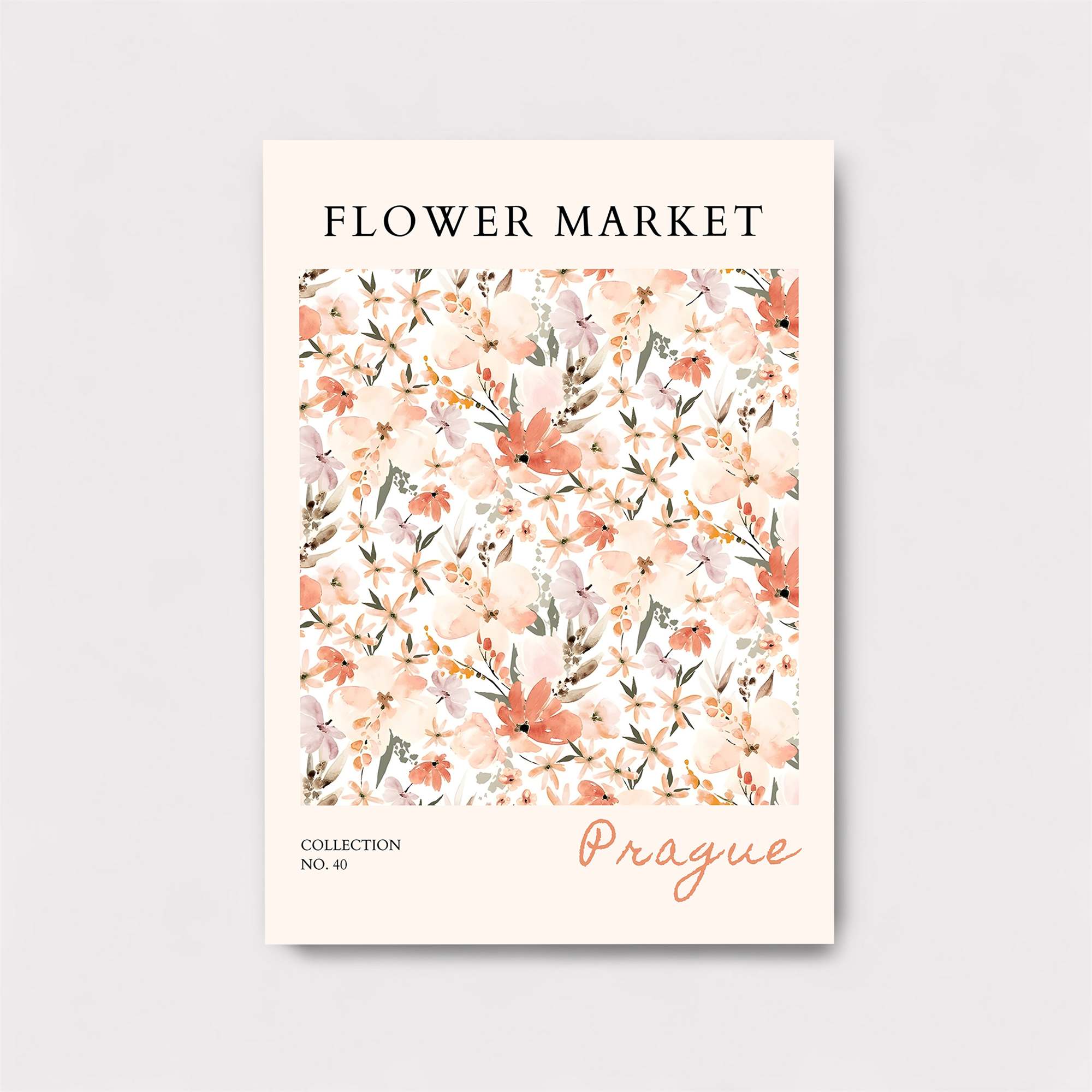 Floral Serenity Safe Wall Magnetic / M